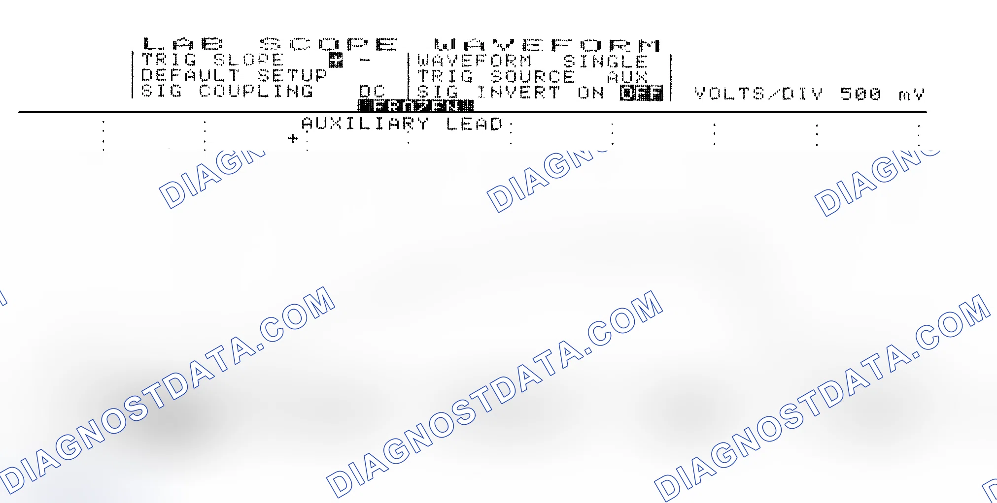 Scheme 14: Single Injector w/Excessive Current Flow - Current Pattern