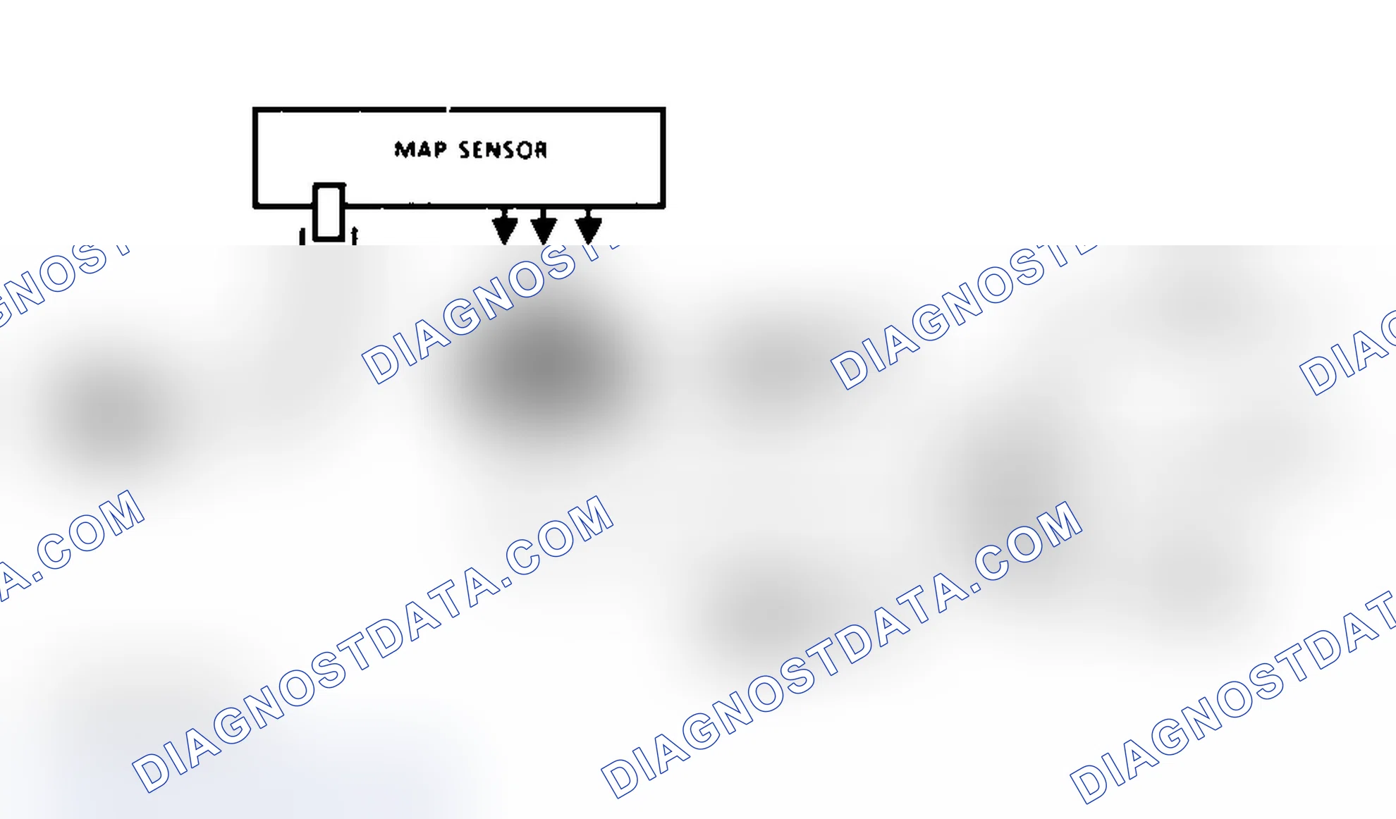 Scheme 43: Code 33 (4.3L) MAP Sensor Signal Voltage High