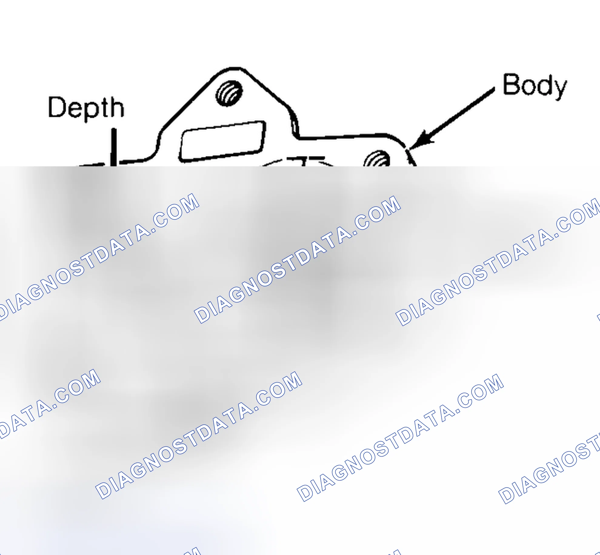 Scheme 35: Measuring Oil Pump Gear Cavity
