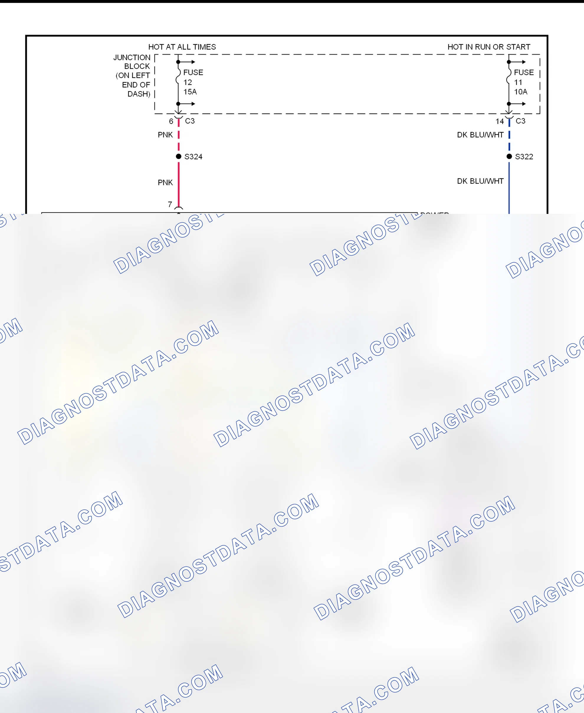 Scheme 3: Power Mirror System Wiring Diagram (Durango)