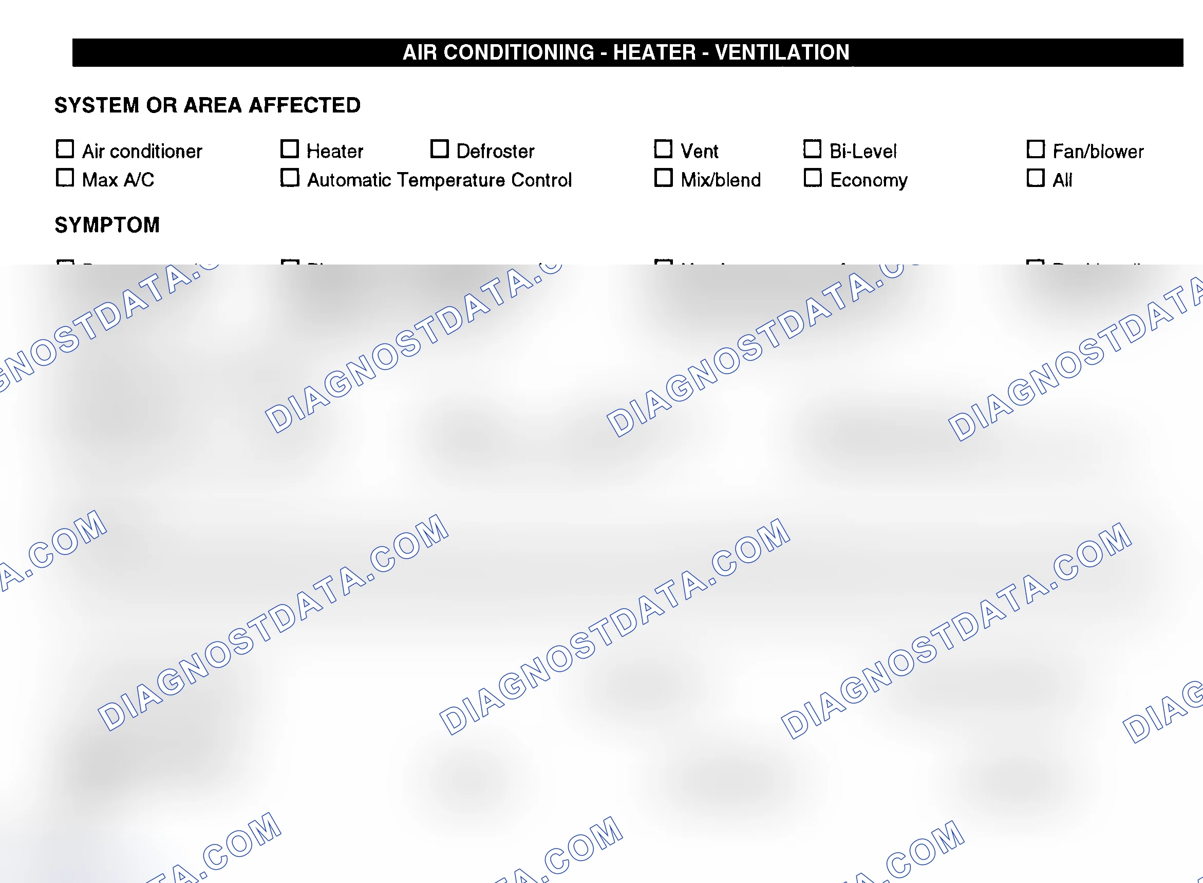 Scheme 8: Air Conditioning, Heater & Ventilation