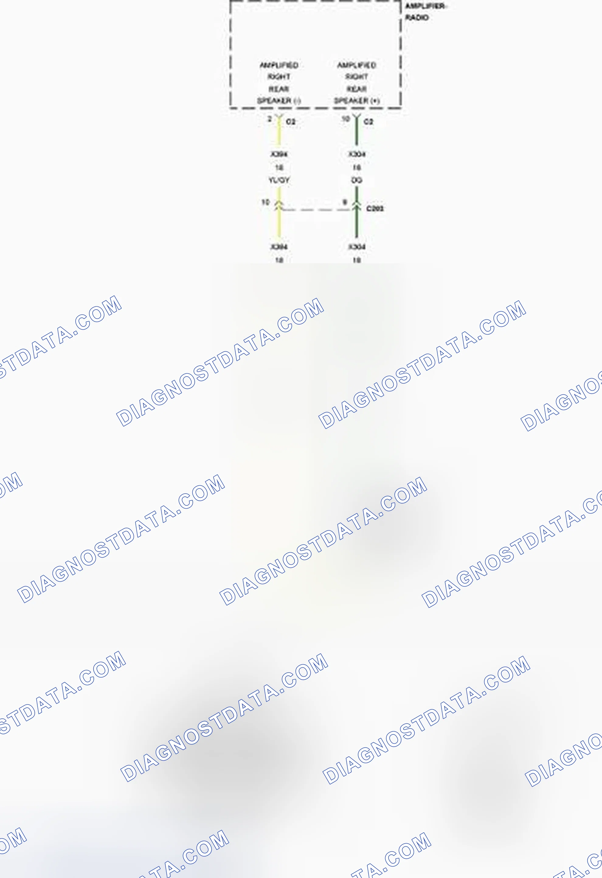 Scheme 62: B14C4-CHANNEL 11 AUDIO SPEAKER OUTPUT CIRCUIT LOW