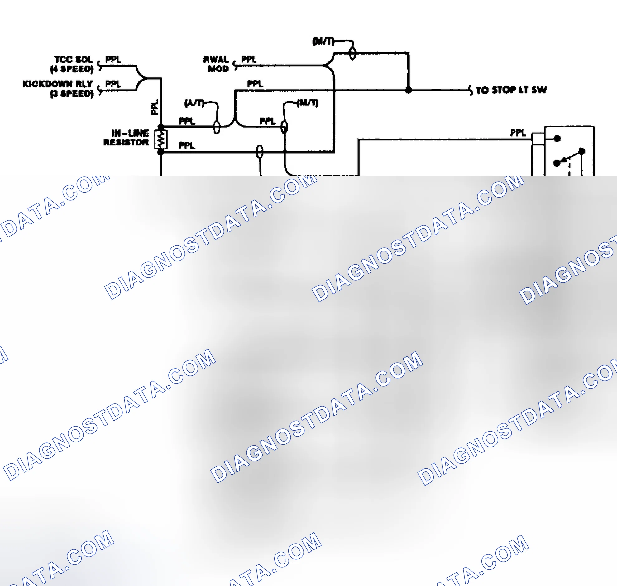 Scheme 3: Transfer Case Circuit (1989)