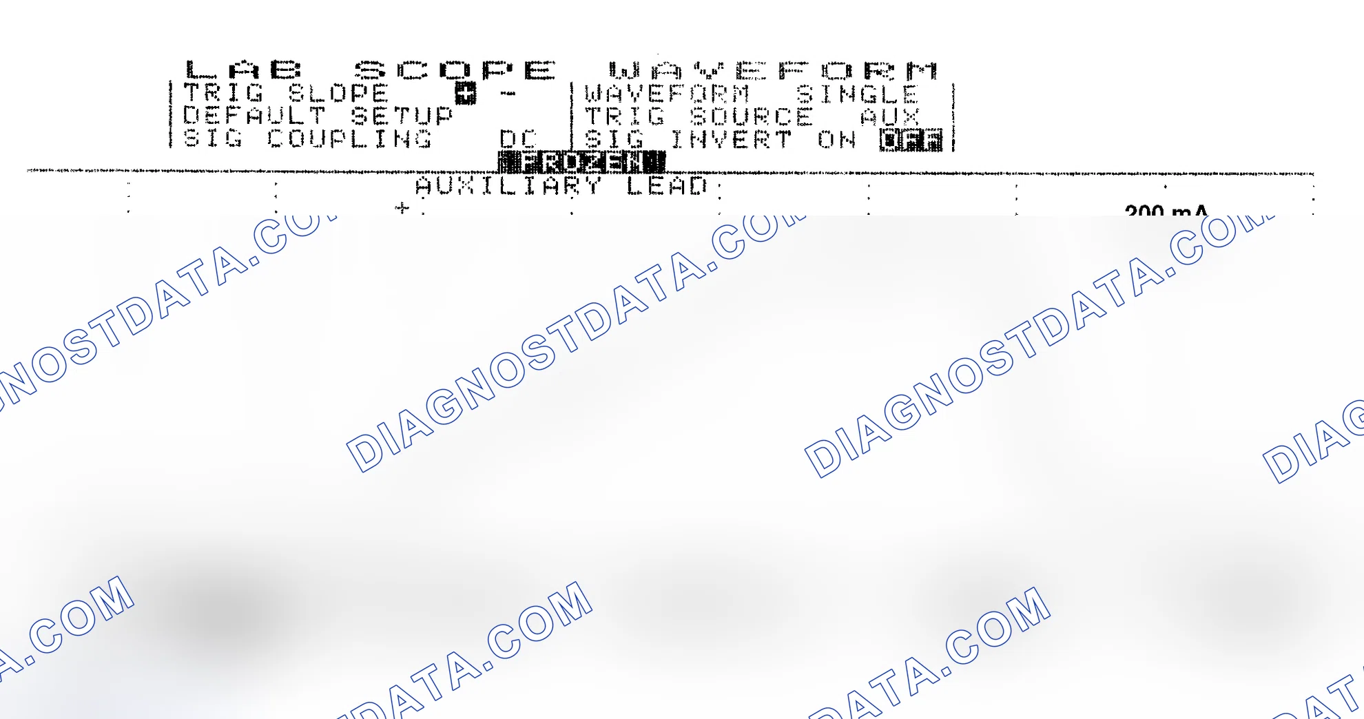Scheme 13: Single Injector w/Normal Current Flow - Current Pattern