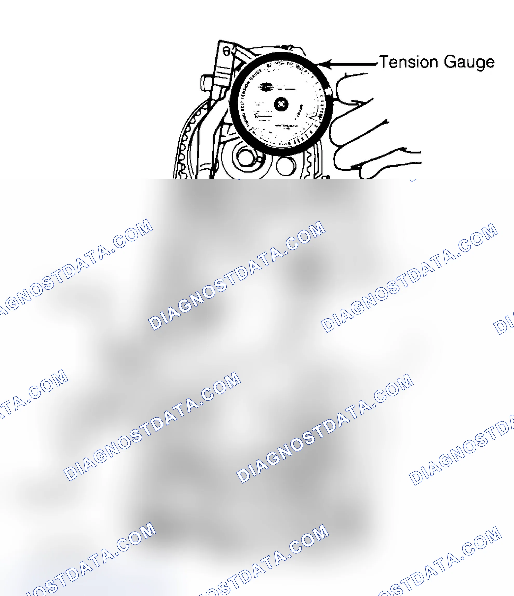 Scheme 28: Adjusting Typical Timing Belt Tension