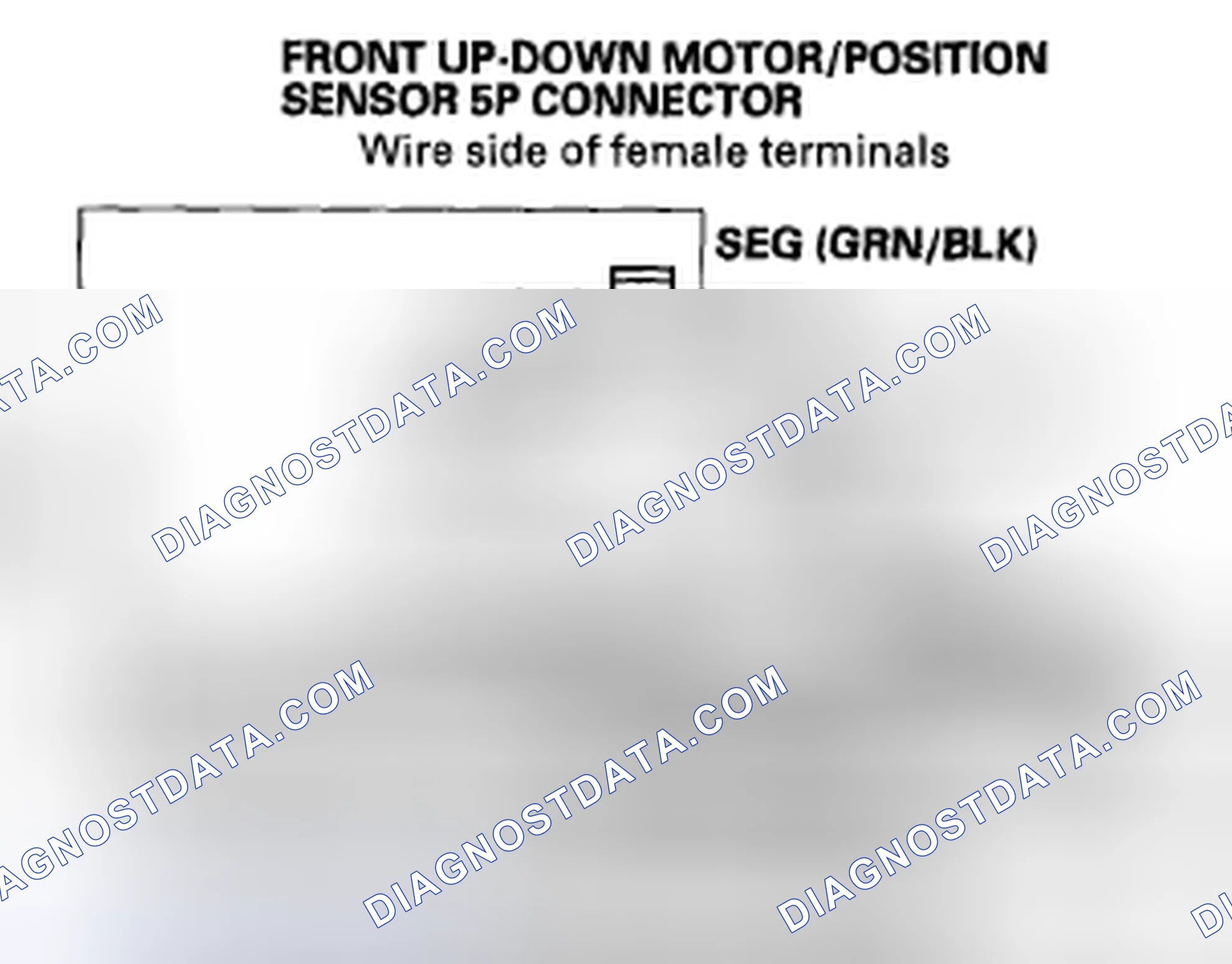Scheme 37: DTC B1826: Power Seat Front Up-down Motor Pulse Error