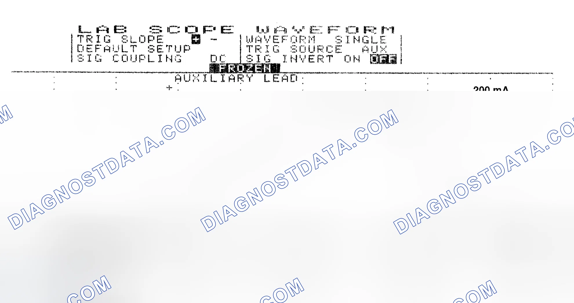 Scheme 13: Single Injector w/Normal Current Flow - Current Pattern