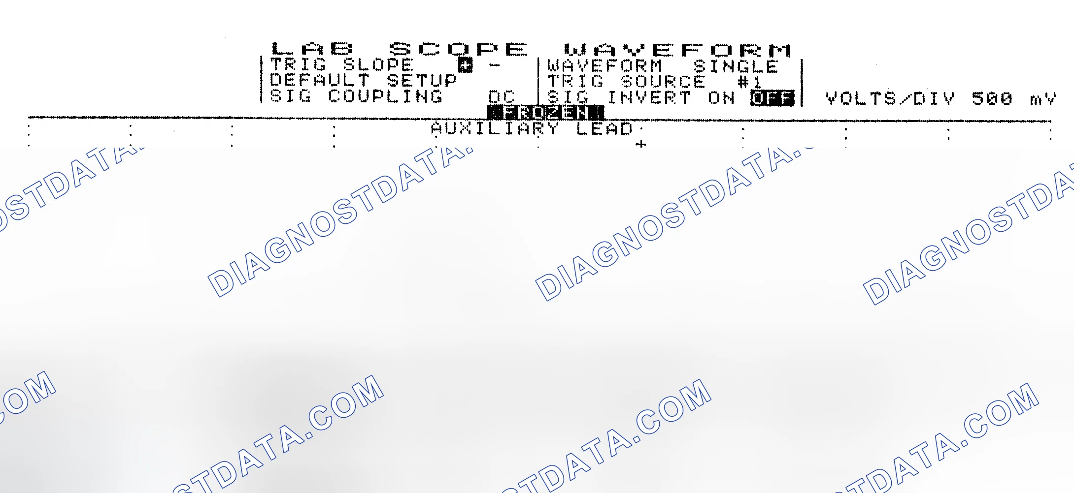 Scheme 10: Single Injector w/Excessive Current Flow - Current Pattern