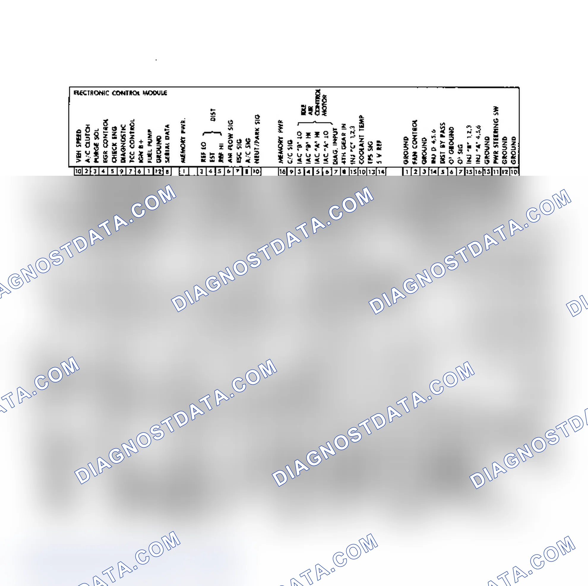 Scheme 66: Wiring Diagram for 3.8L (Exc. Turbo) Port Fuel Injection System