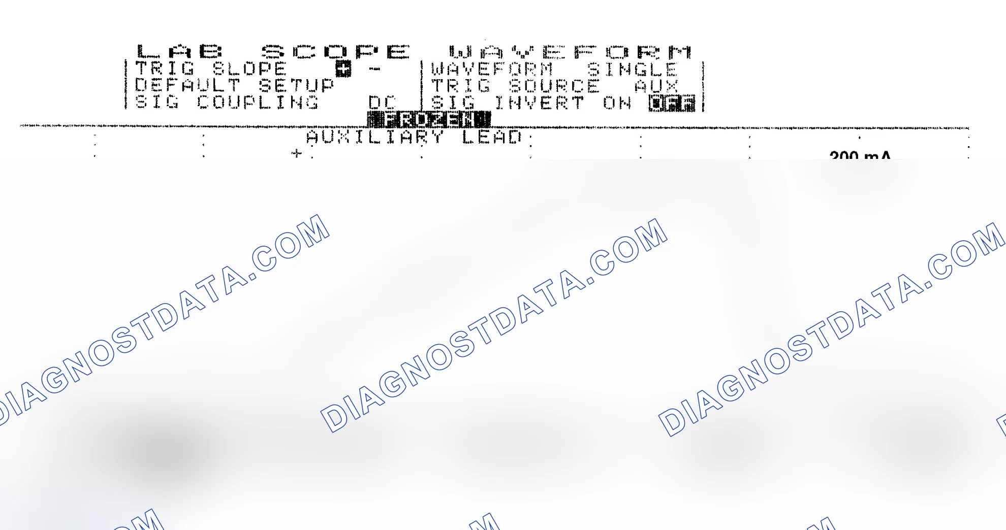 Scheme 13: Single Injector w/Normal Current Flow - Current Pattern