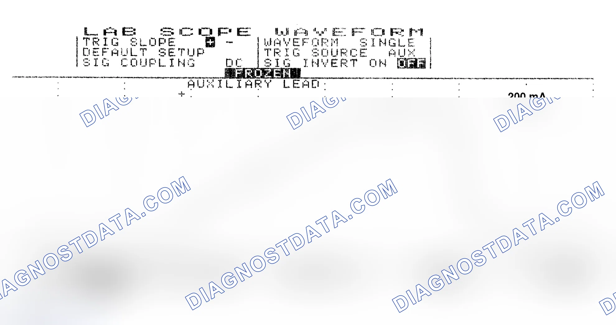 Scheme 13: Single Injector w/Normal Current Flow - Current Pattern
