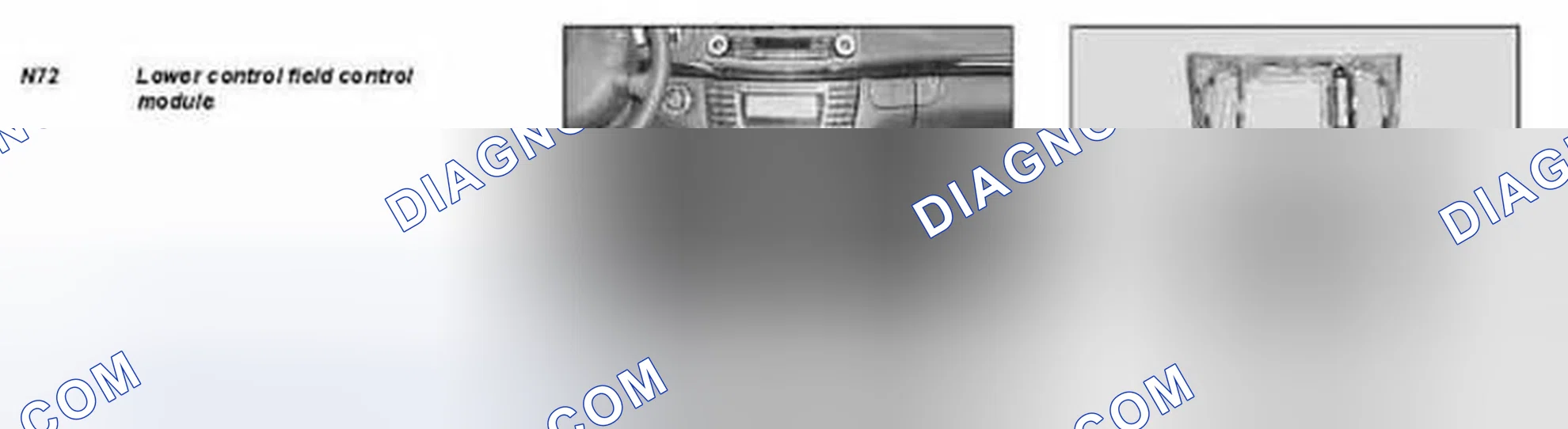 Scheme 19: Identifying Lower Control Panel Control Module Location