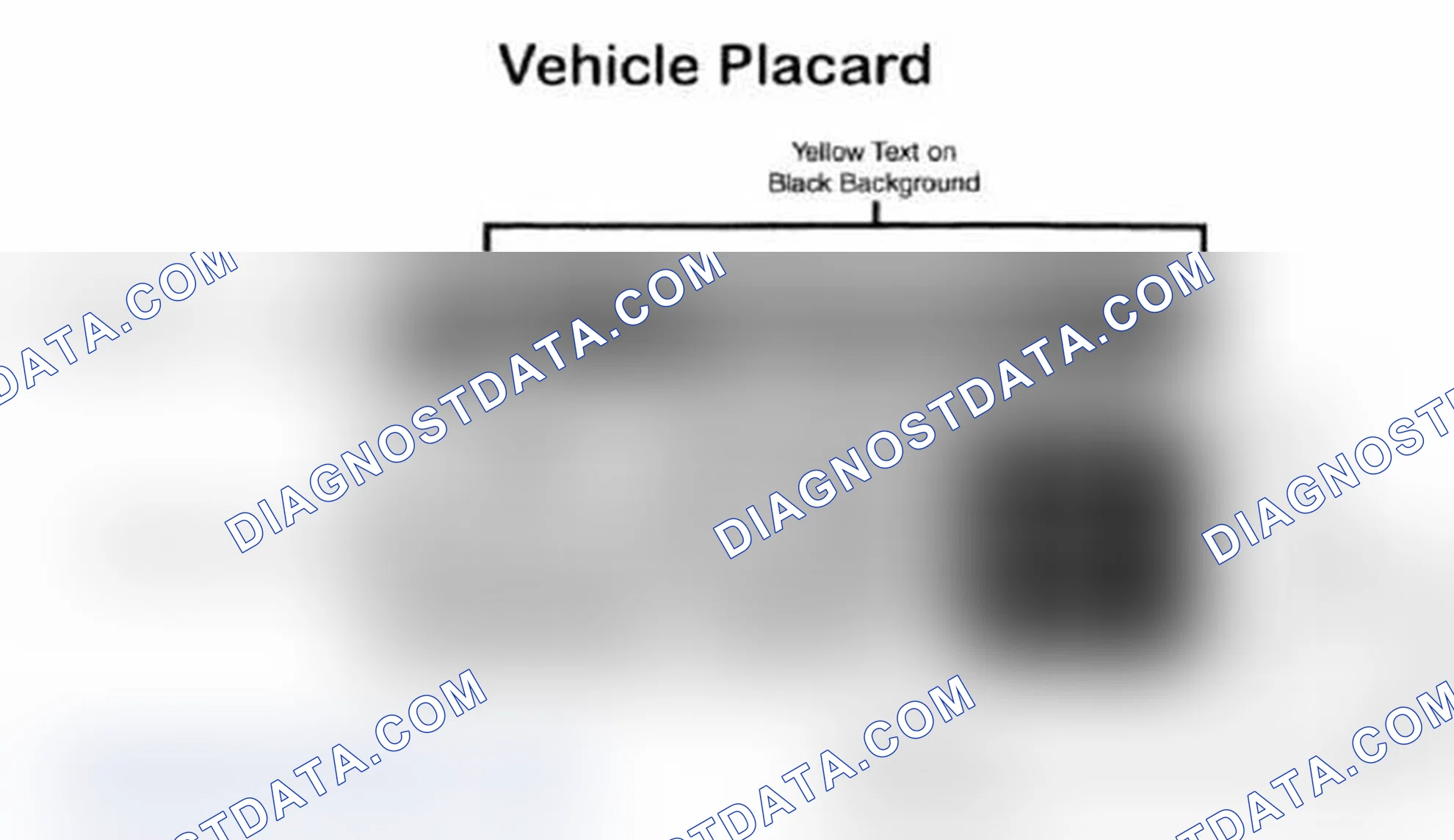 Scheme 28: Vehicle Tire Placard - Typical