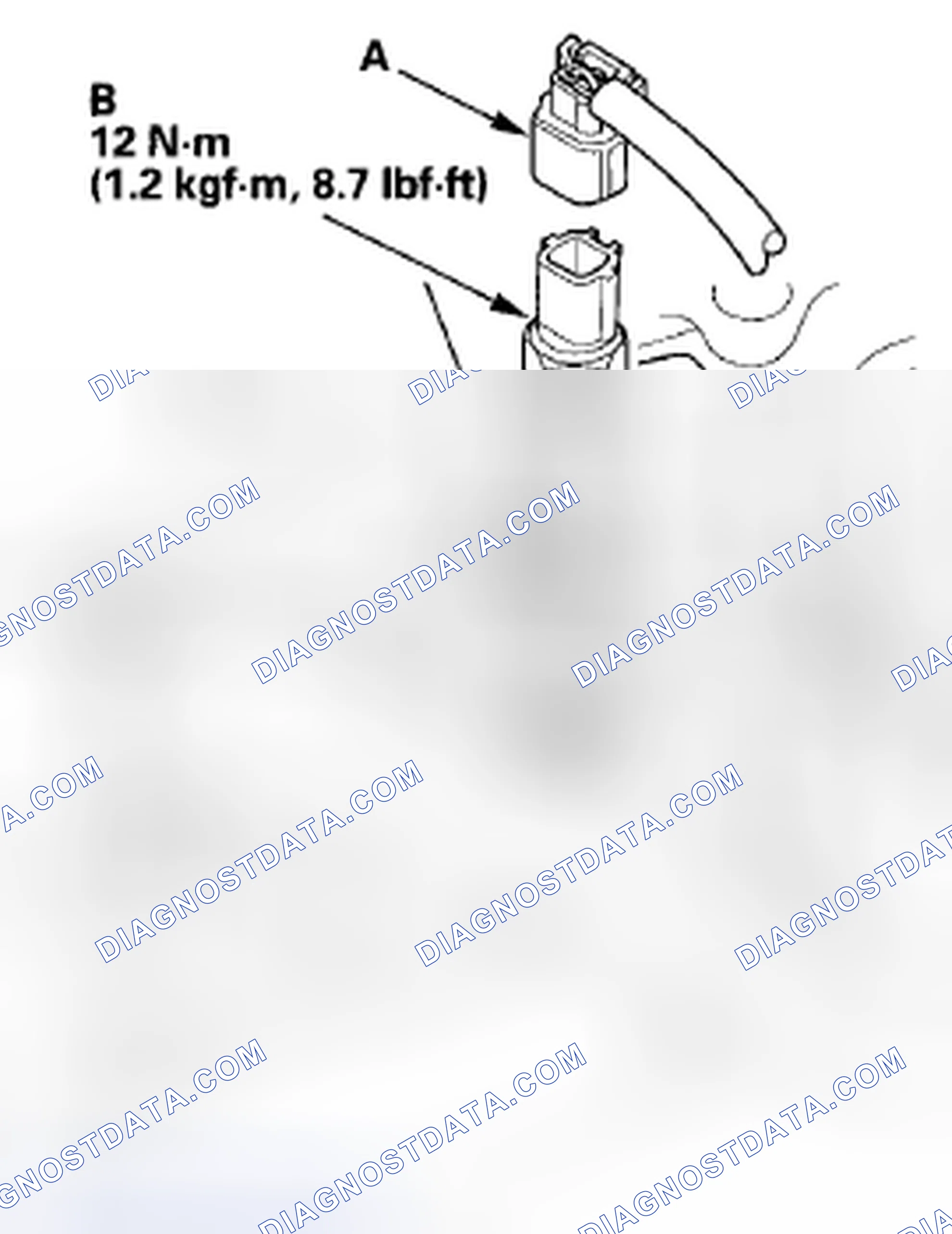 Scheme 117: ECT Sensor 1 Replacement