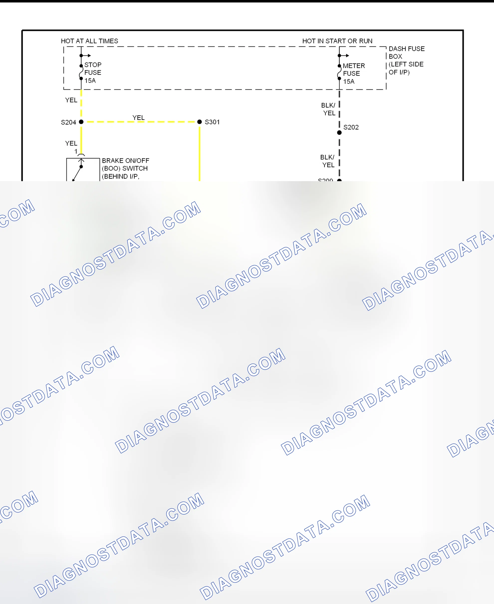 Scheme 71: Shift Interlock System Wiring Diagram (1997 Aspire)