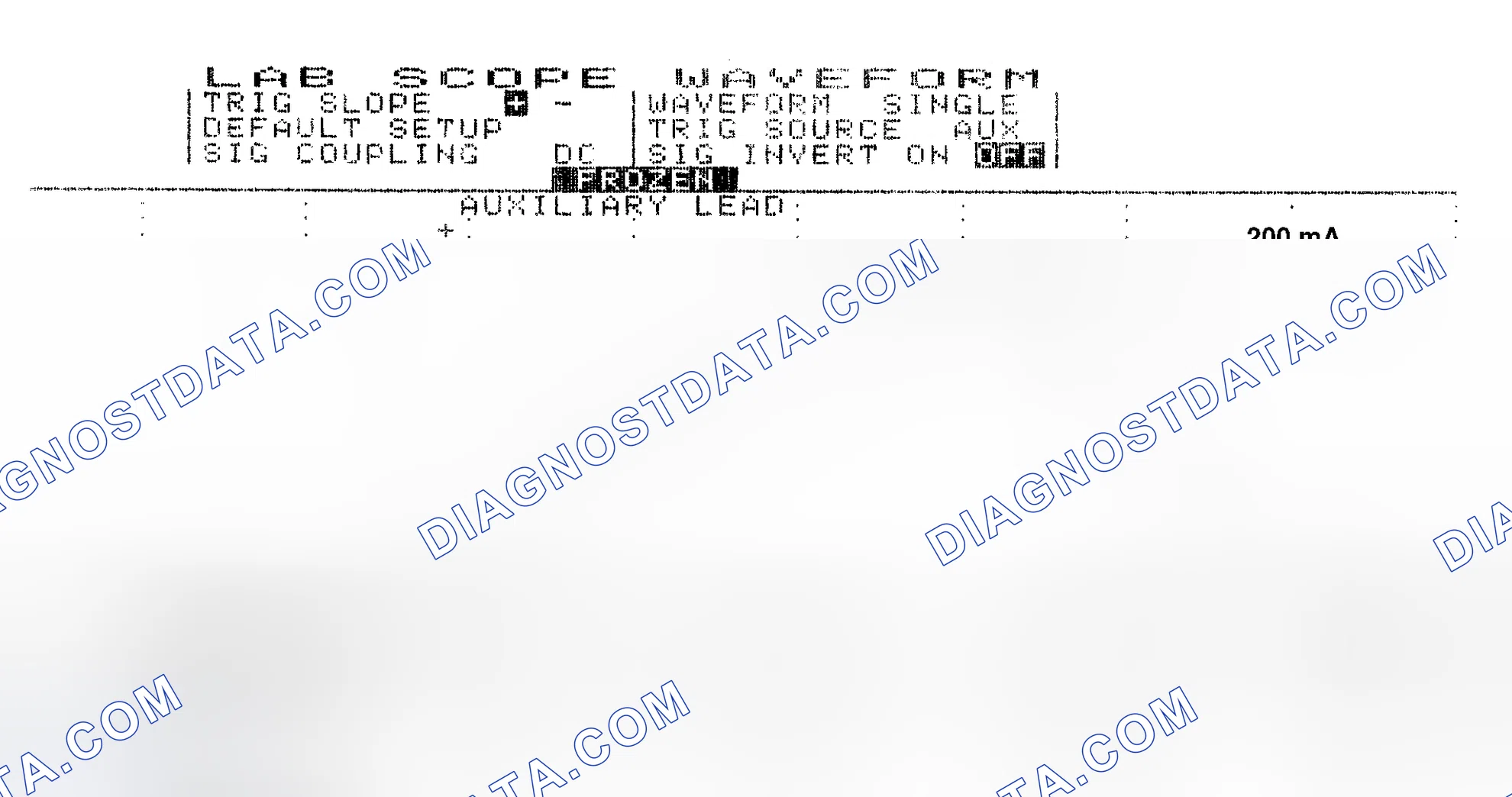 Scheme 13: Single Injector w/Normal Current Flow - Current Pattern