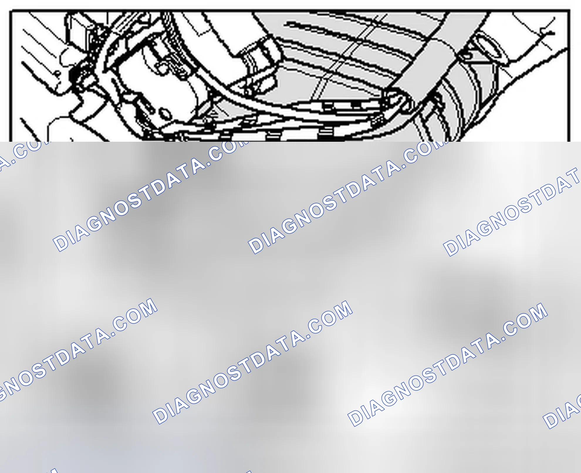 Scheme 95: LEFT HEATER CORE COVERS - HEATING & A/C UNIT INSTALLED