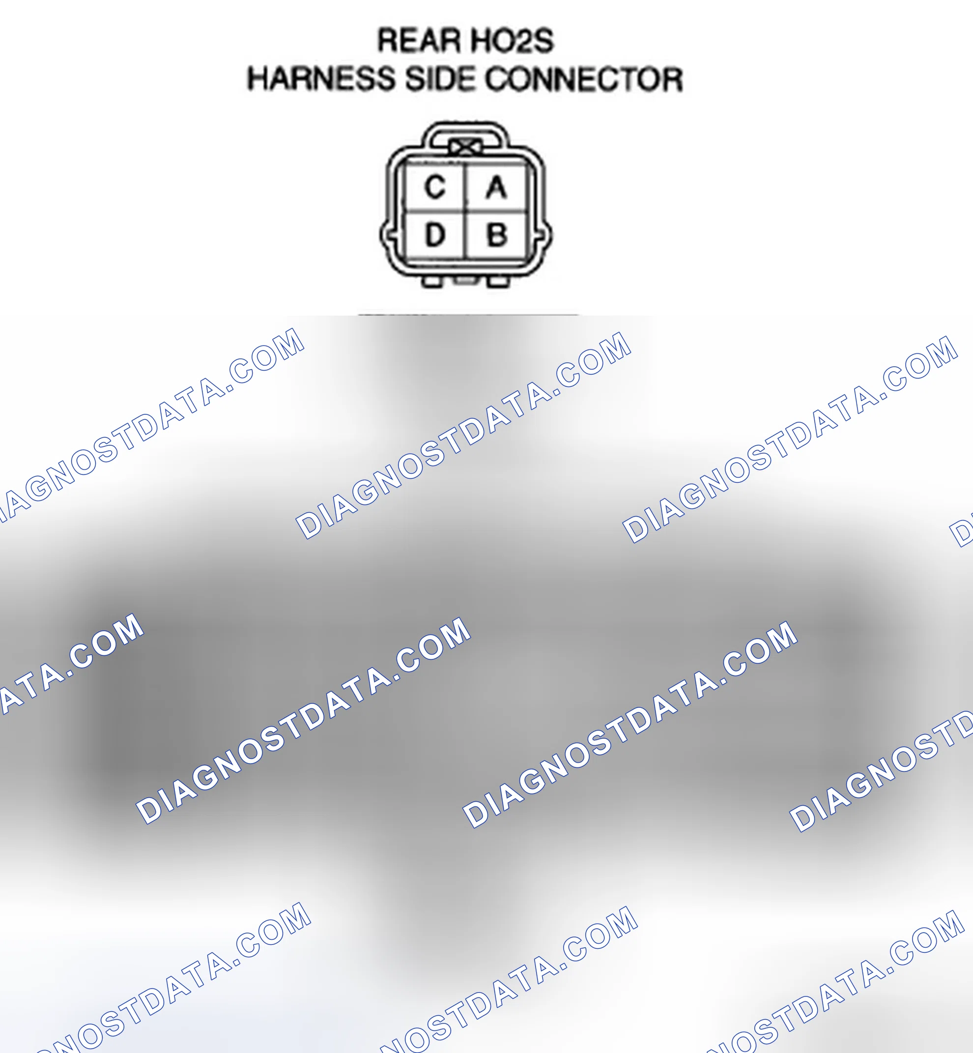 Scheme 57: Rear HO2S Circuit Open/Short Inspection (Heater)