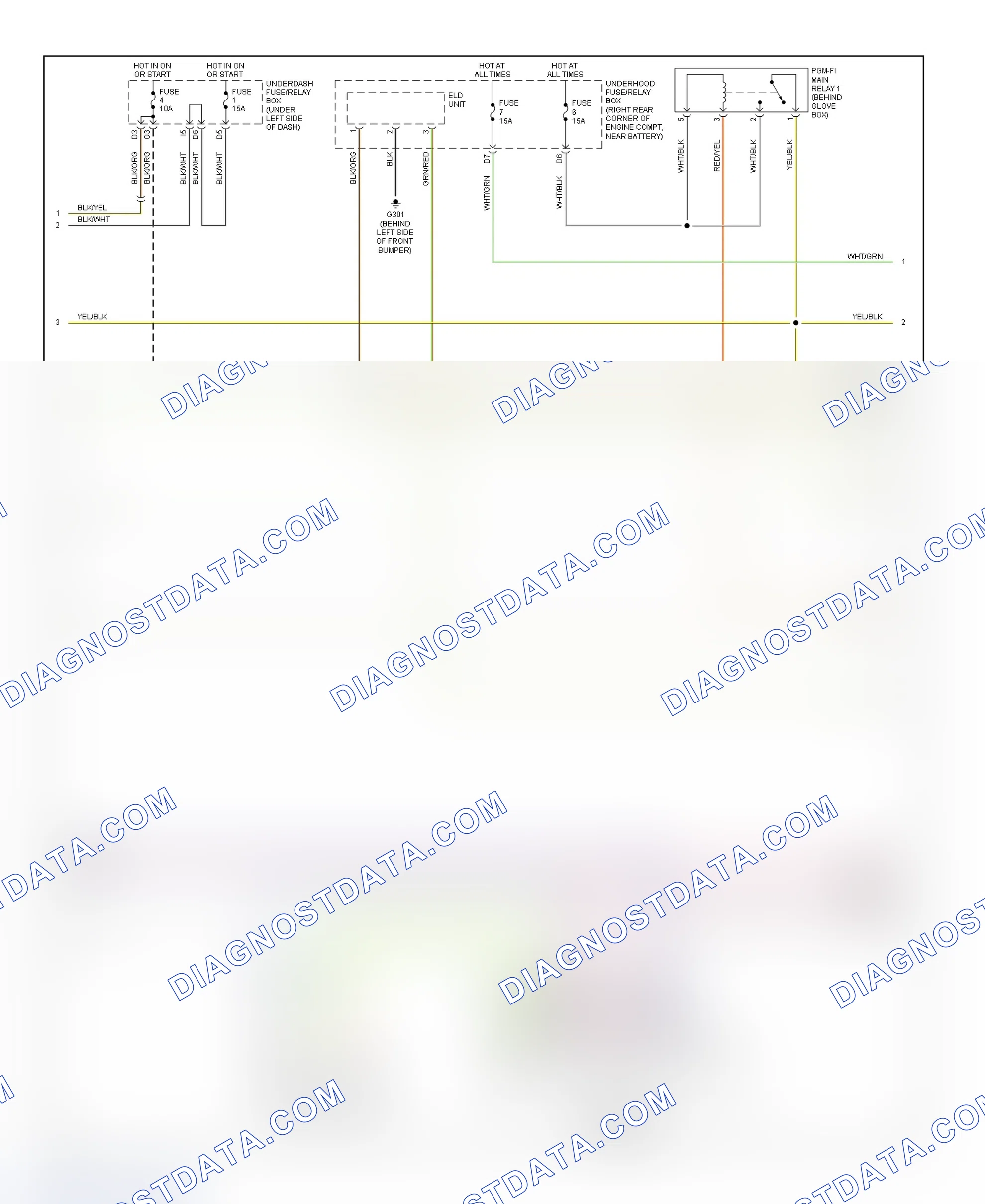 Scheme 8: Wiring Diagram (RSX 2.0L - 3 Of 6)