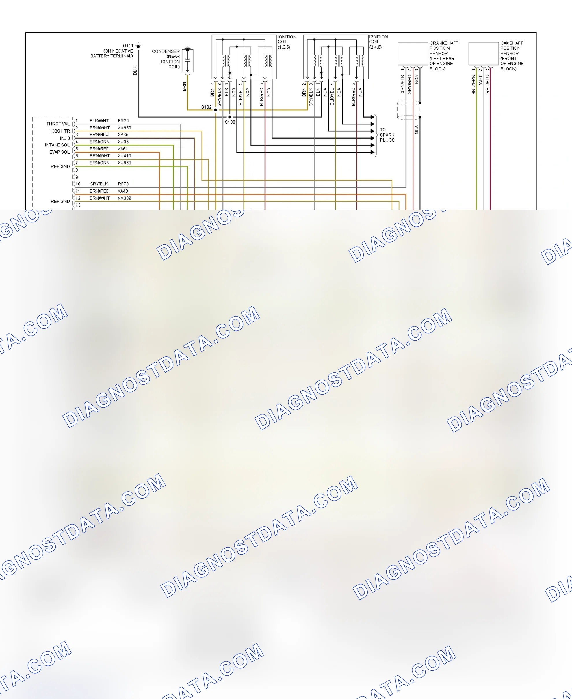 Scheme 31: PCM Wiring Diagram (Catera - 3.0L - 1 Of 3)
