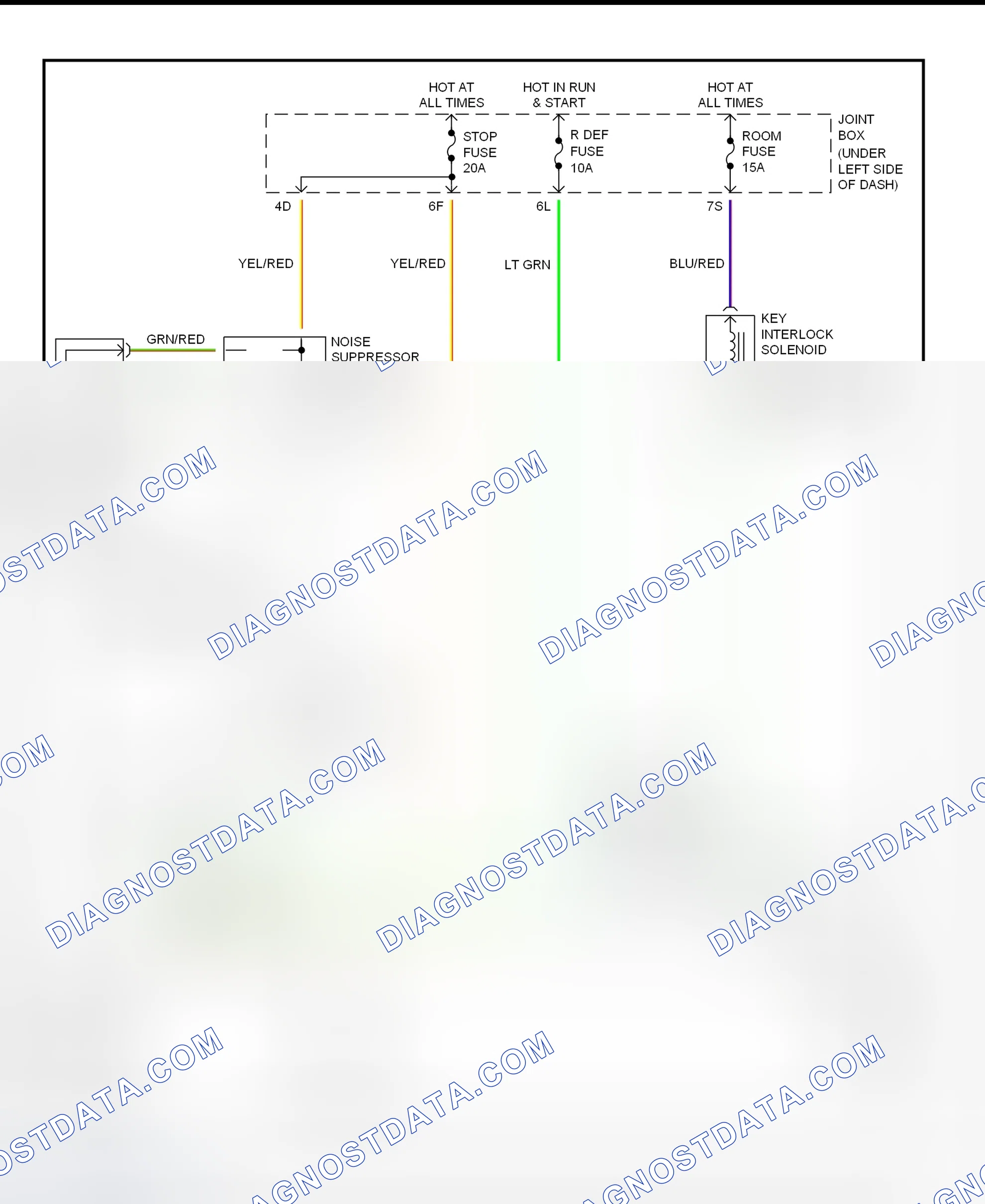 Scheme 25: Shift Interlock System Wiring Diagram (2001 Millenia)