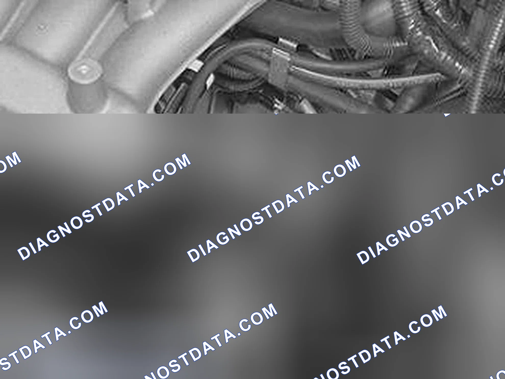 Scheme 505: Installing the crankshaft adjustment tool