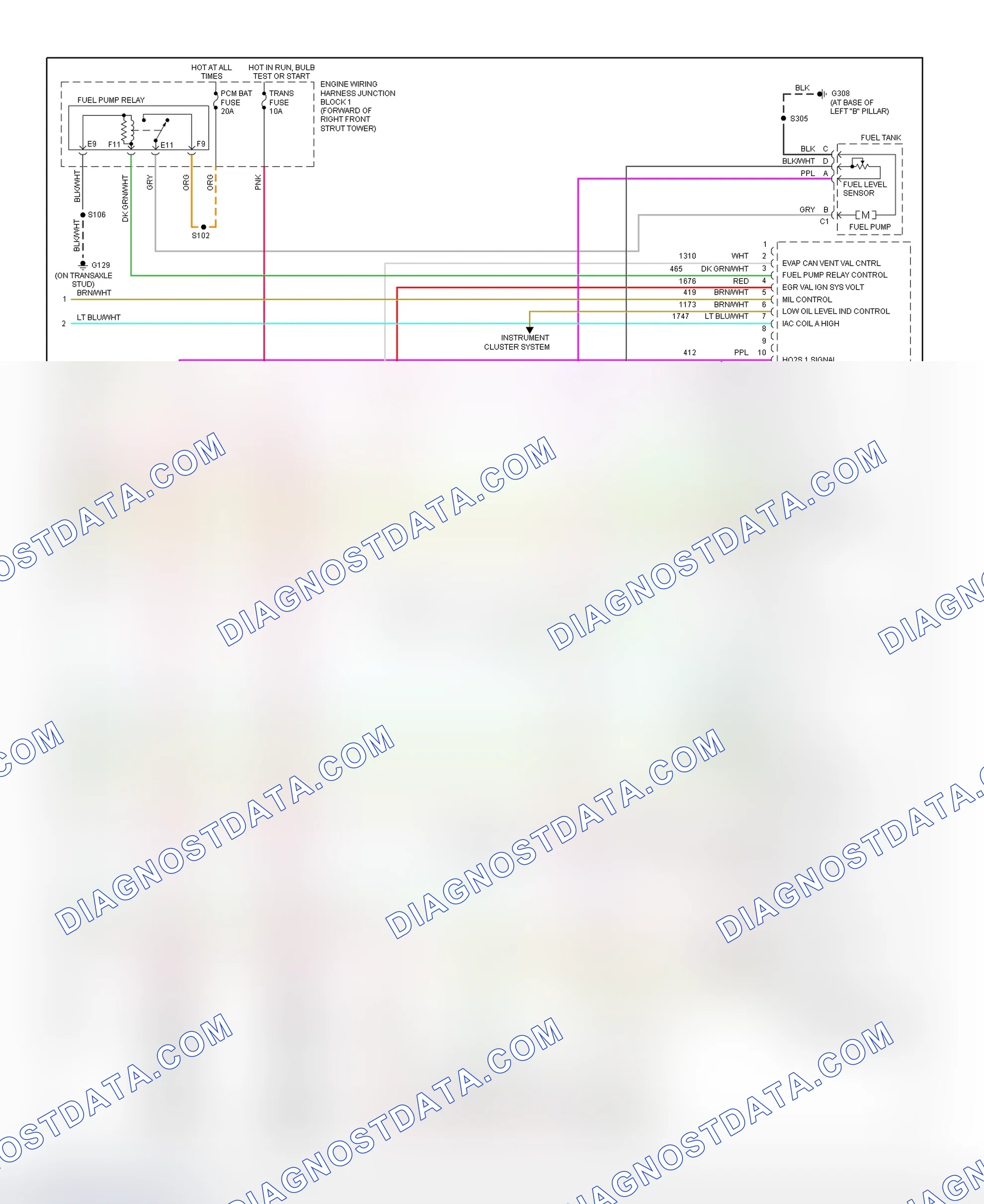 Scheme 133: PCM Wiring Diagram (Lumina & Monte Carlo - 3.1L - 4 Of 4)