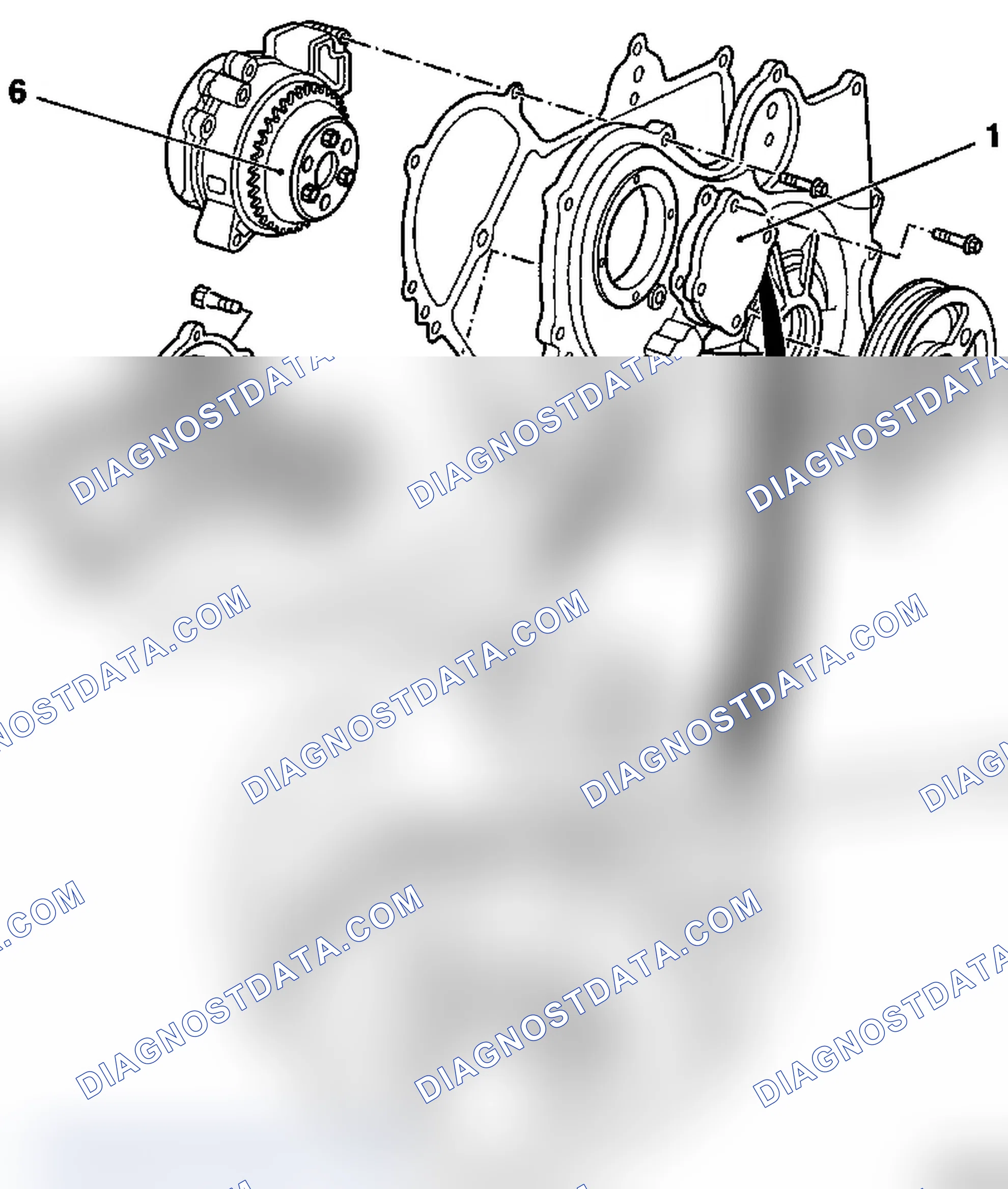 Timing Case - Engine Timing Side