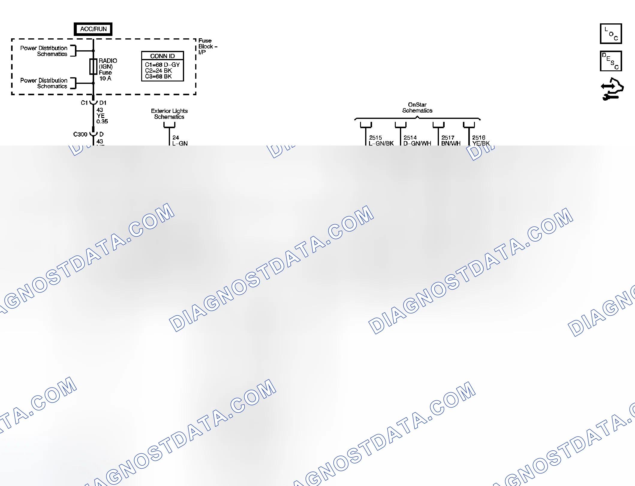 Scheme 1: Inside Rearview Mirror Schematics