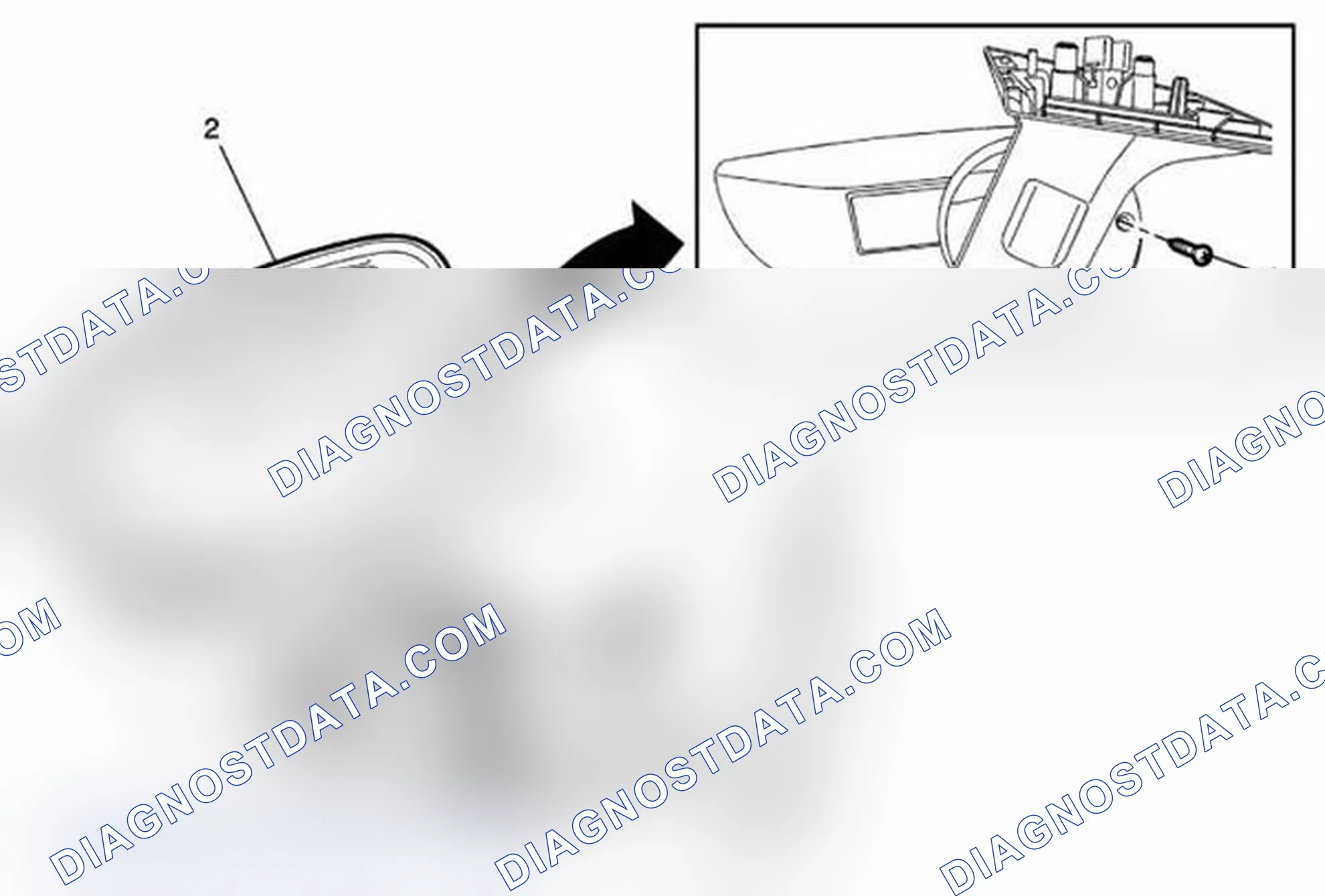 Scheme 2: Outside Rearview Mirror Housing Replacement