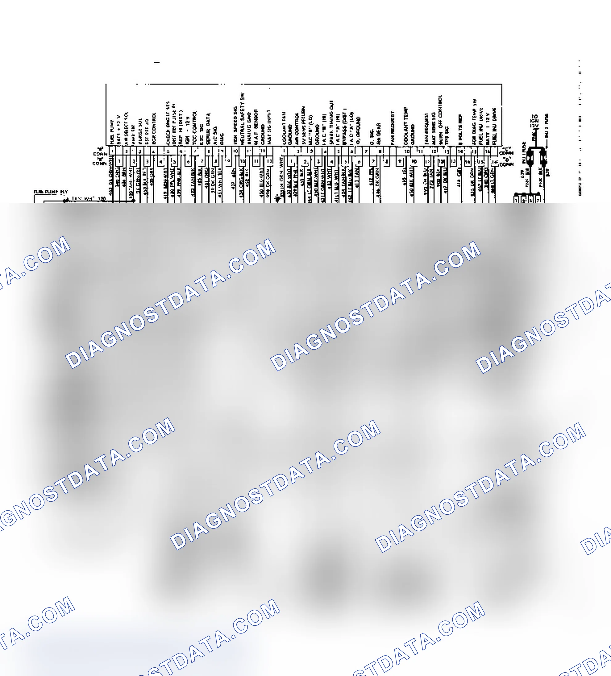 Scheme 345: 5.0L PFI CCC Wiring Diagram