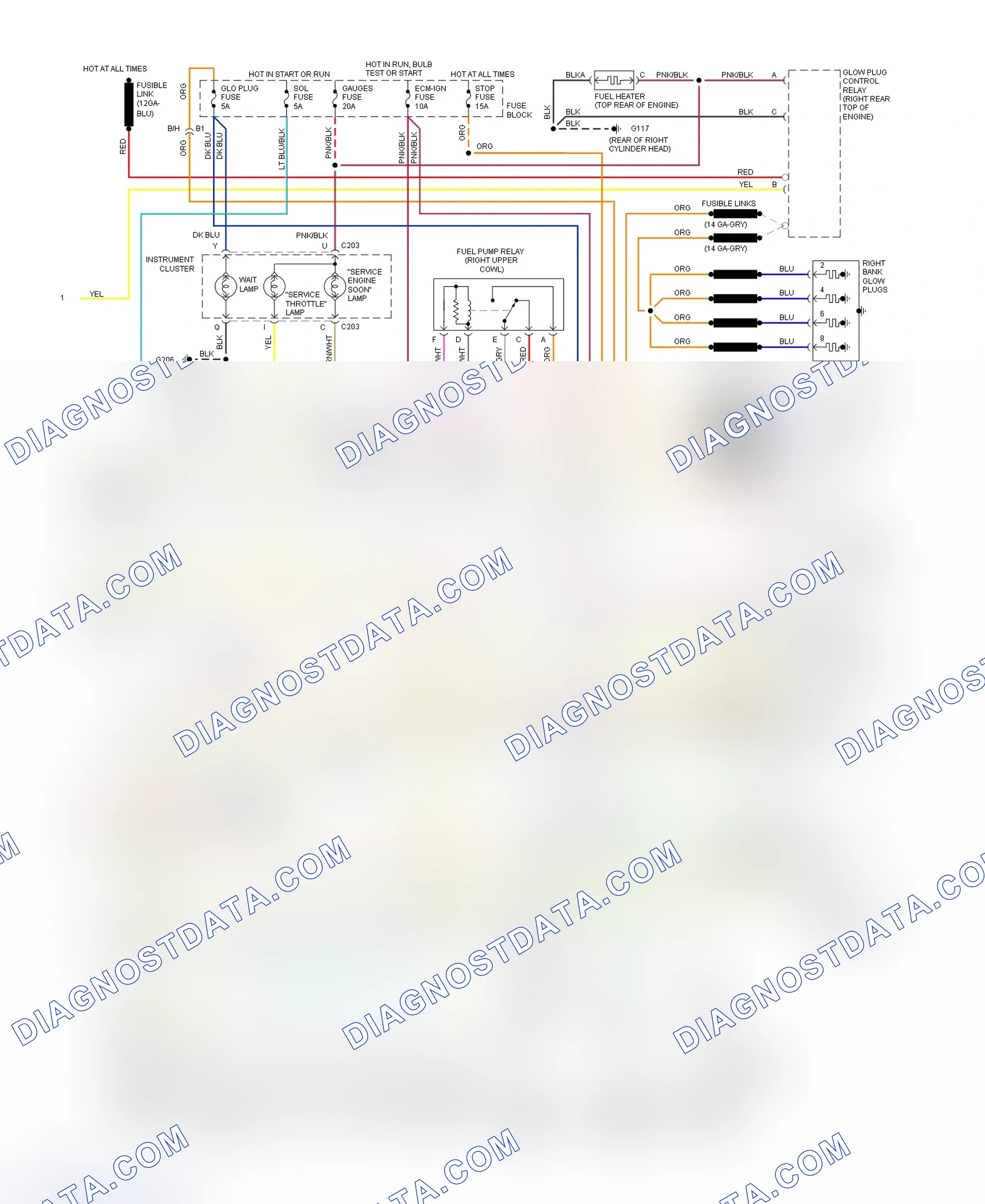 Scheme 389: Wiring Diagram For Blazer, Pickup, Sierra, Suburban & Yukon With 4L60-E (2 Of 2)