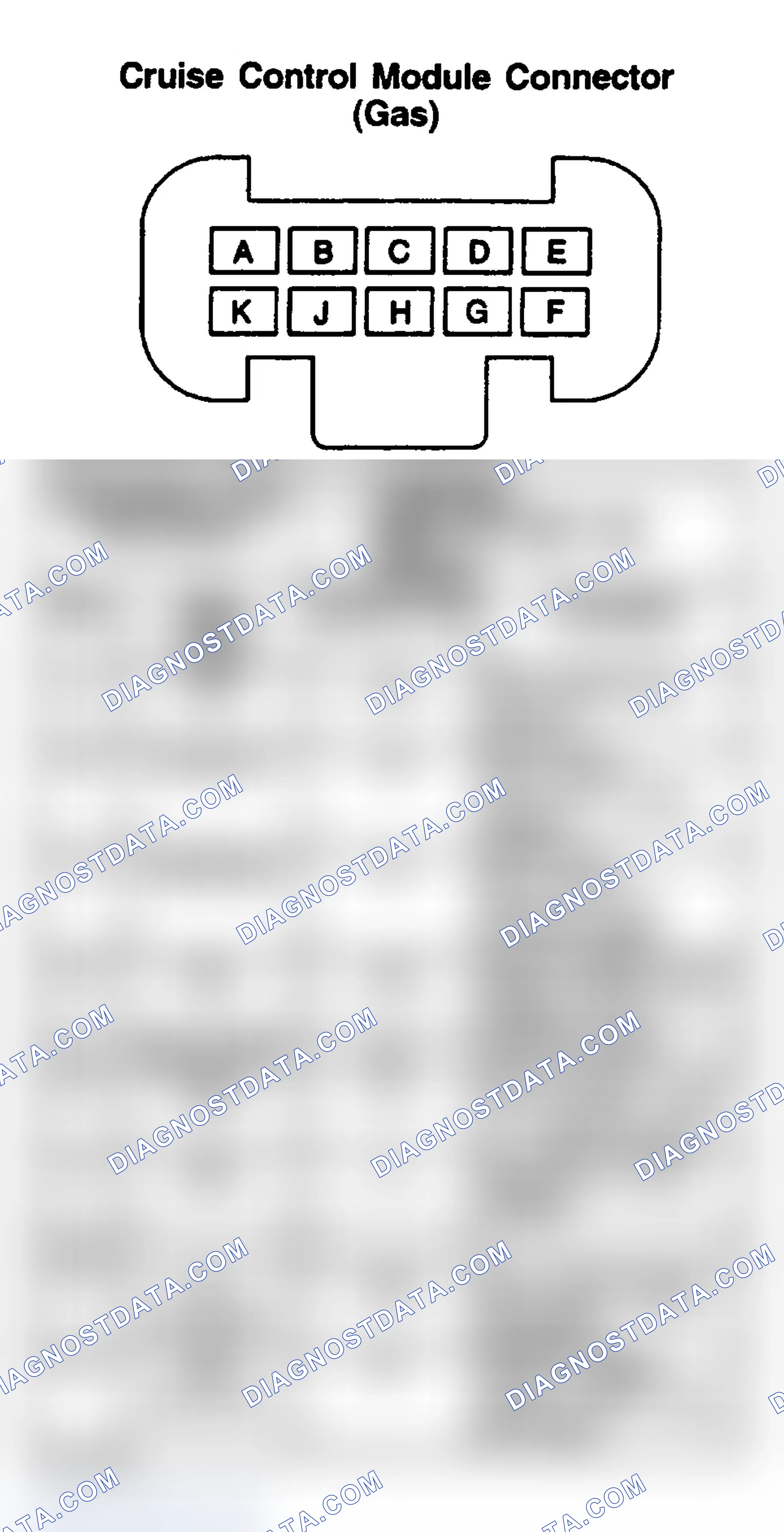 Scheme 134: CRUISE CONTROL MODULE (GAS)