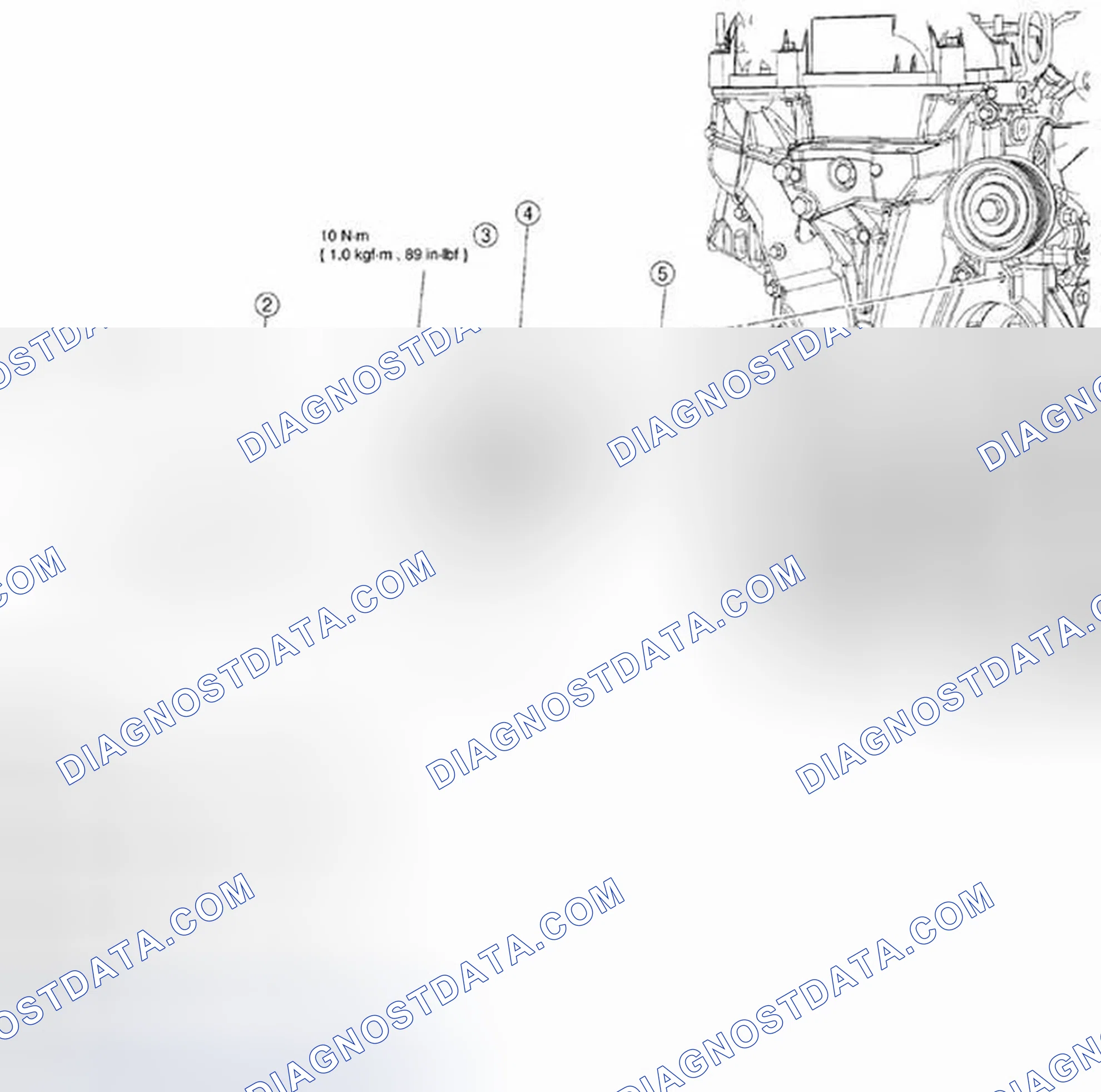 Scheme 991: WATER PUMP REMOVAL/INSTALLATION - HYBRID