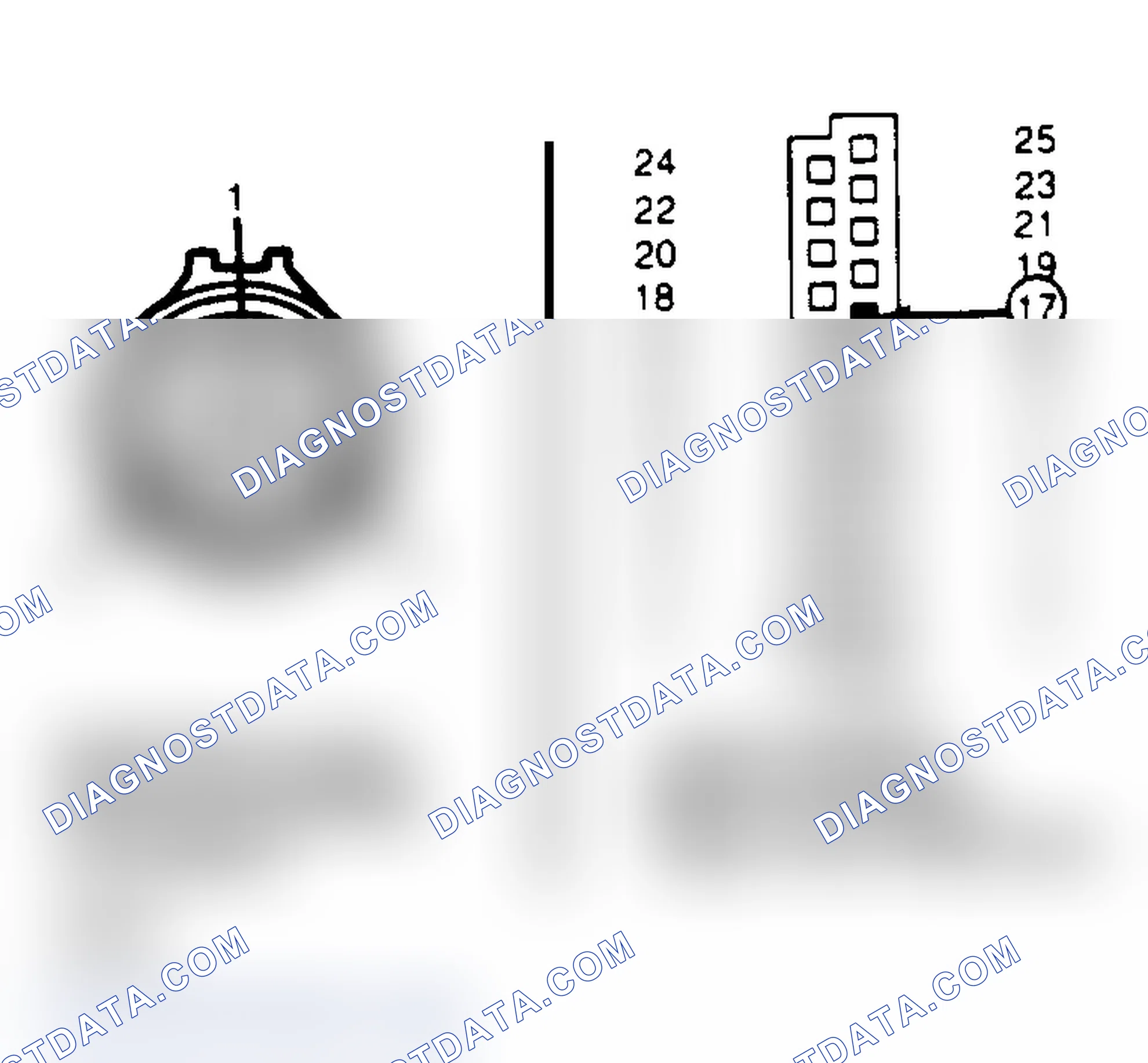Scheme 160: Distributor Sync Pick-Up Harness Connector & Logic Module Blue Connector View From Wire End