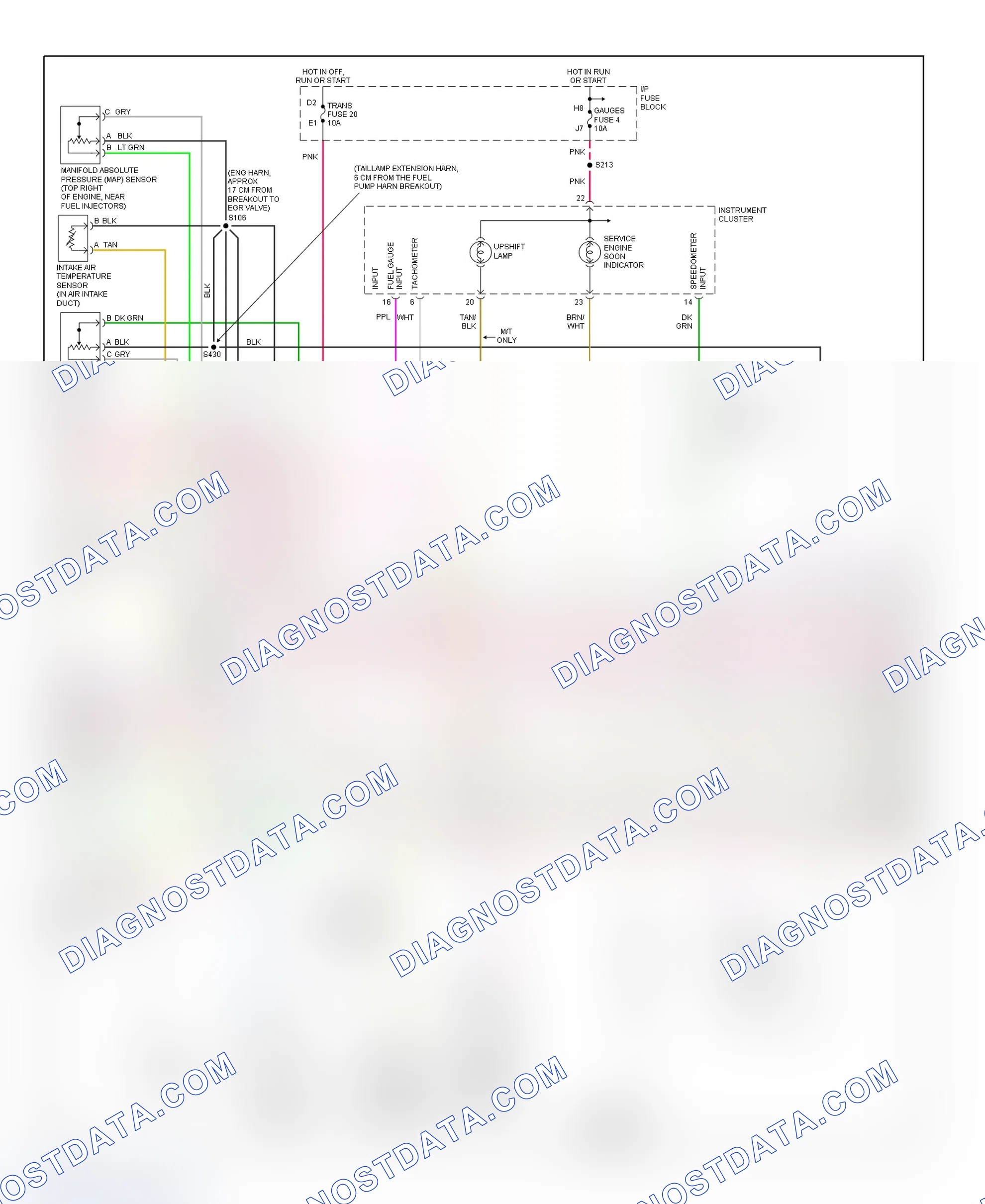 Scheme 85: PCM Wiring Diagram (Escalade, Pickup, Suburban, Tahoe & Yukon Denali - 5.7L - 3 Of 4)
