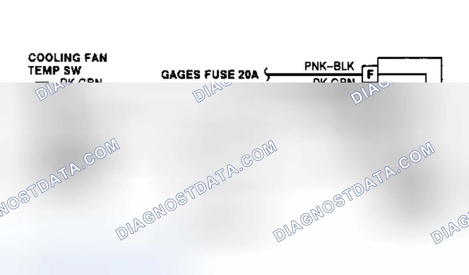 Scheme 5: Cooling Fan Circuit Wiring Diagram (G Series)