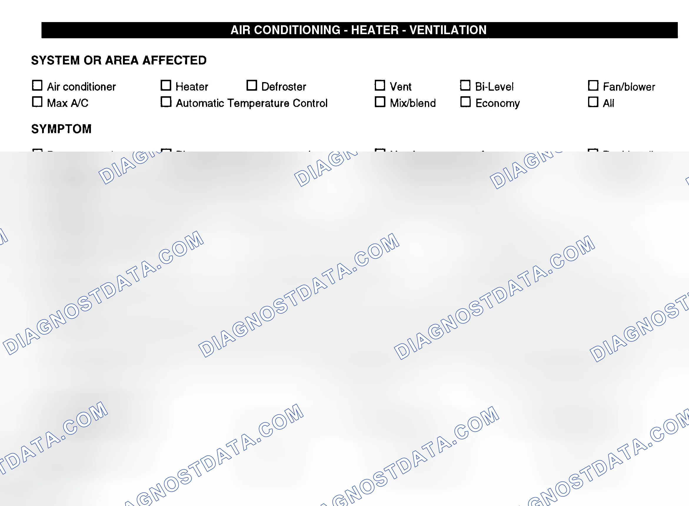 Scheme 8: Air Conditioning, Heater & Ventilation