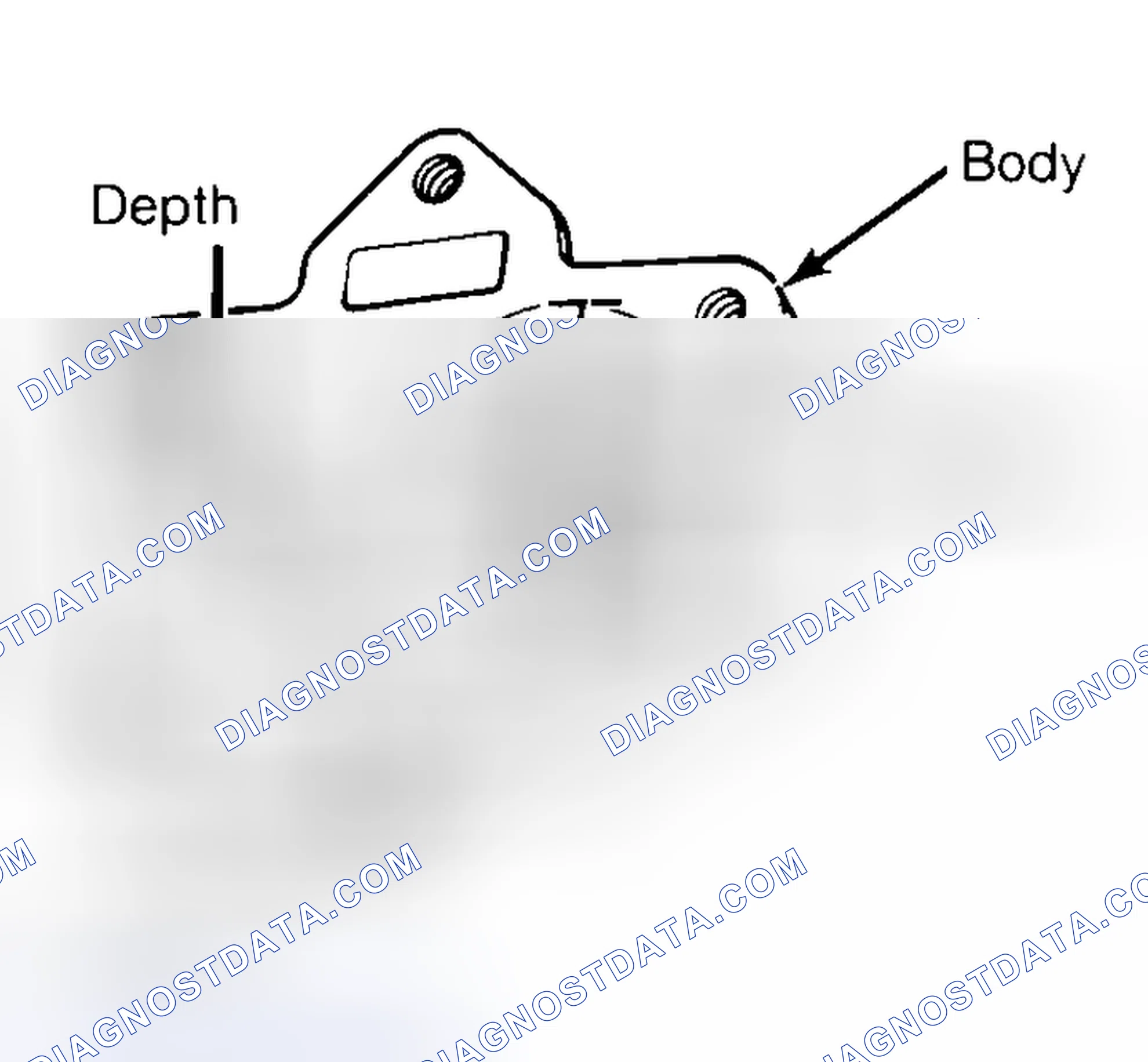 Scheme 35: Measuring Oil Pump Gear Cavity