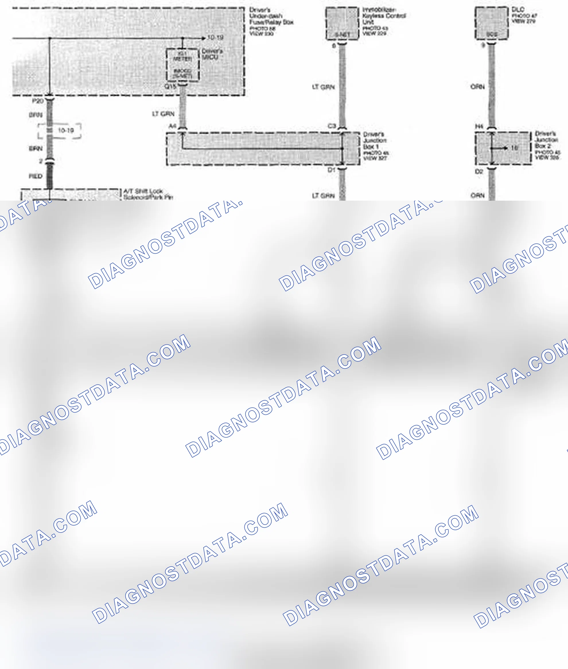 Scheme 216: Remote Starting System Circuit Diagram (Acura Accessory: Without Keyless Access) (Page 21-29)