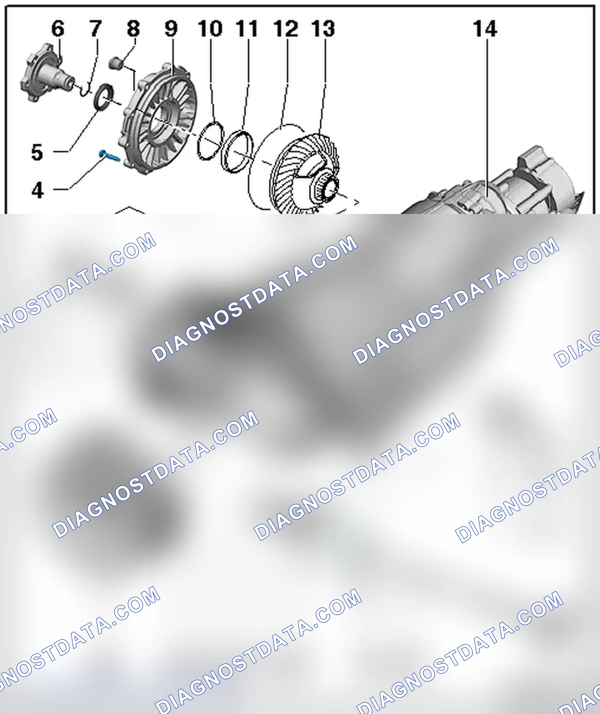 Scheme 3: FRONT FINAL DRIVE OVERVIEW