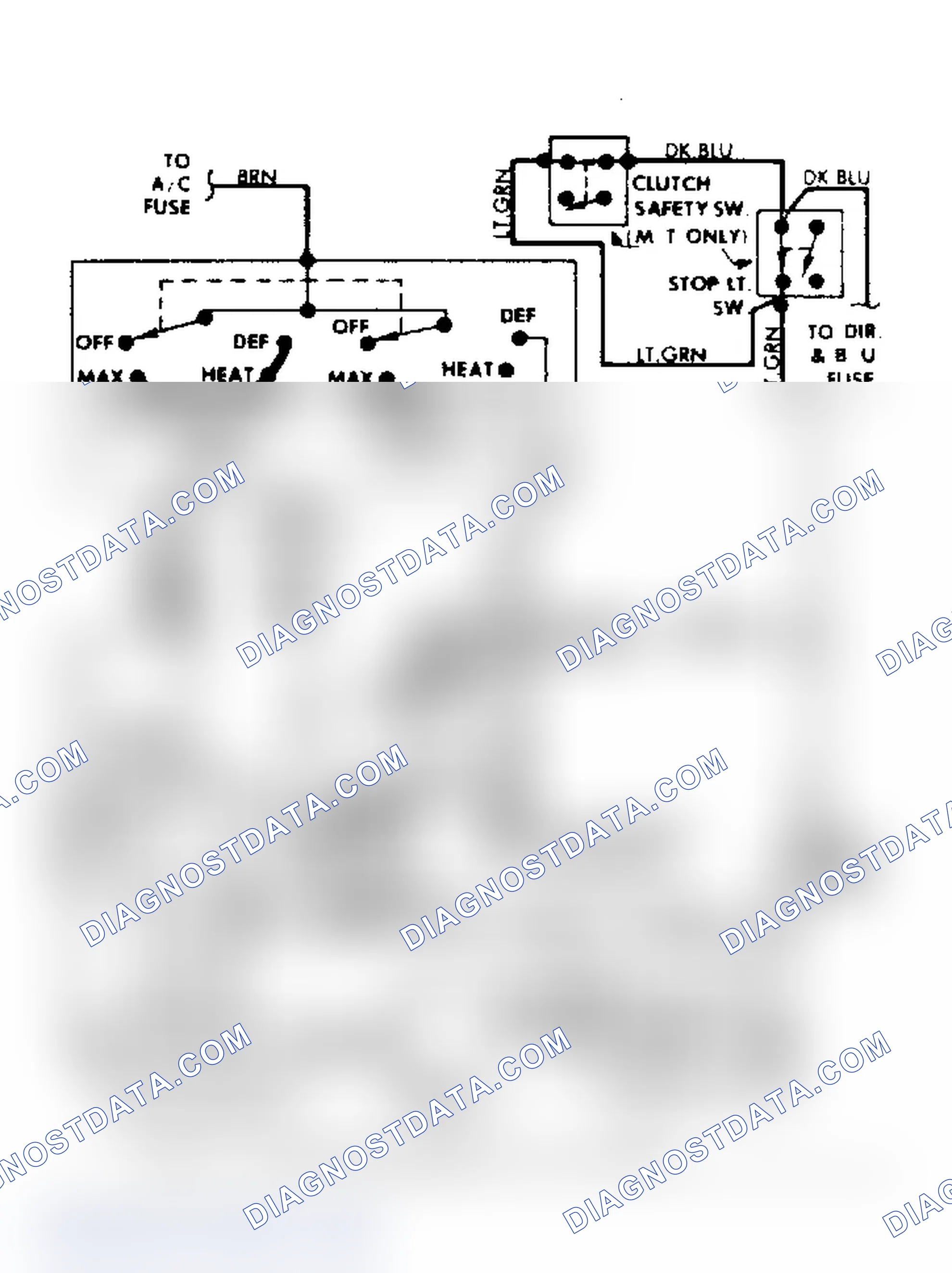 Scheme 24: "X" Body V6 A/C Wiring Diagram