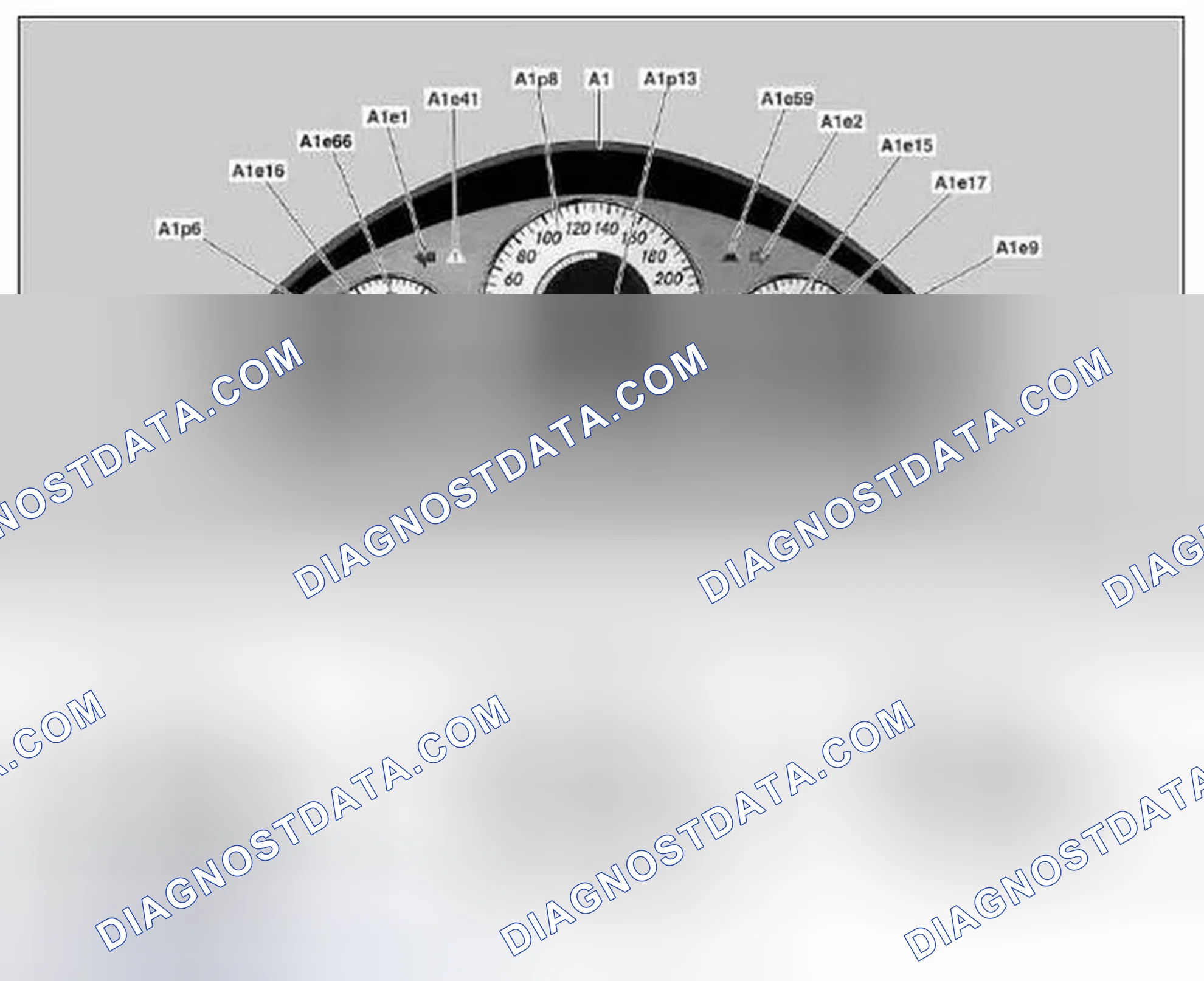 Fig. 70: Identifying Warning Indication Lights Function Display - Illustrated Up To 31.5.05