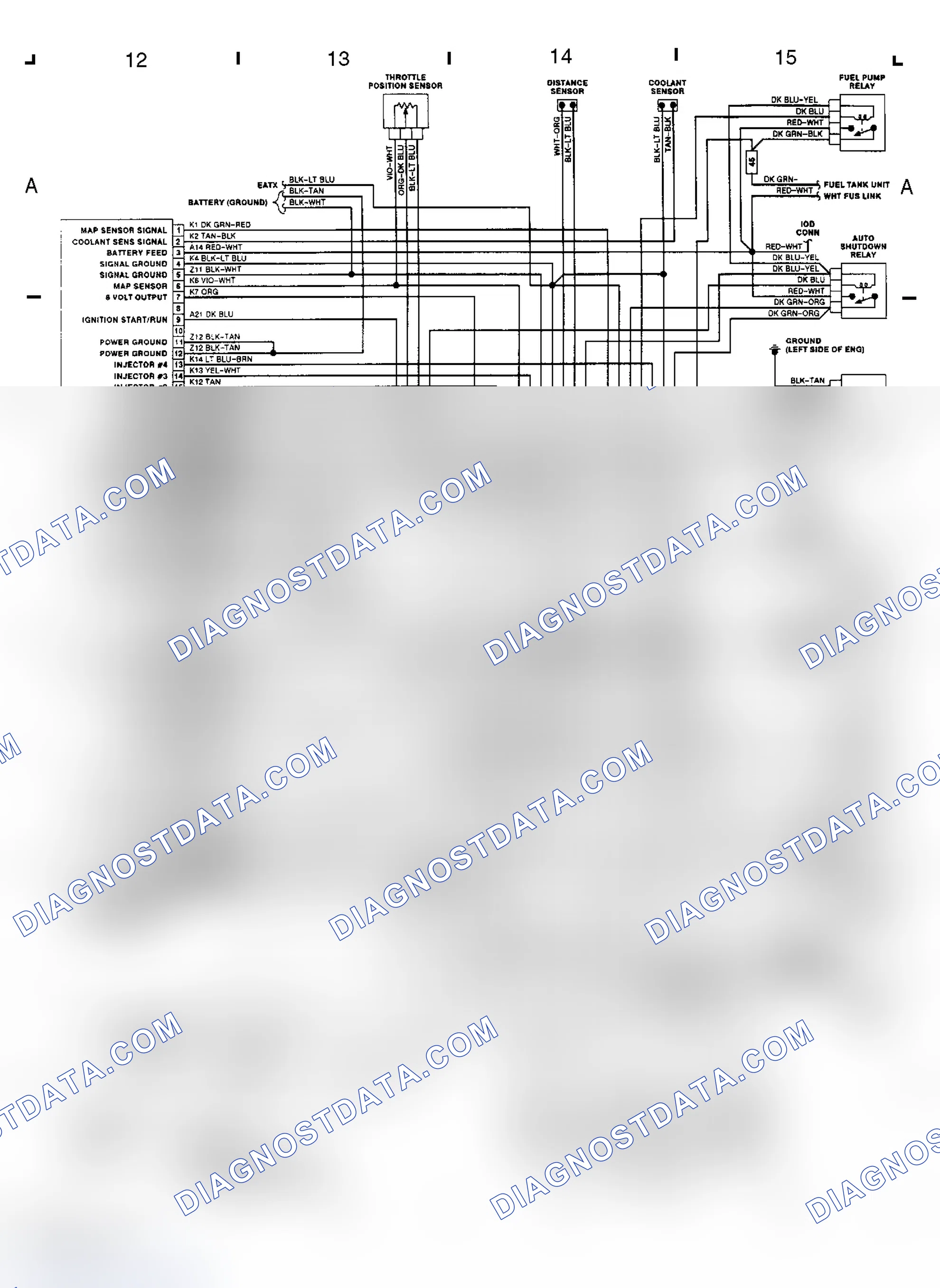 Scheme 88: Wiring Diagram (3.3L - FWD Van)