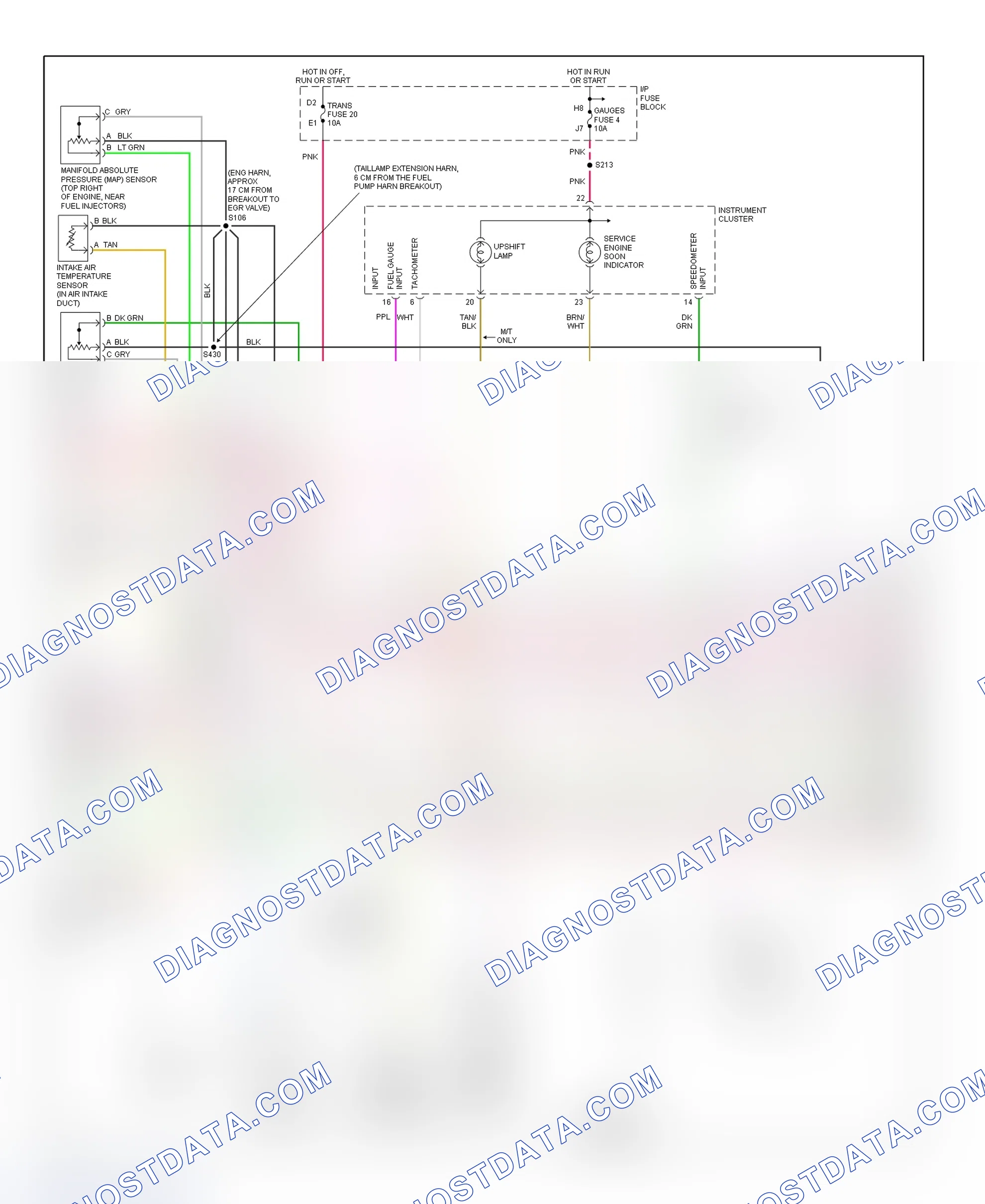 Scheme 85: PCM Wiring Diagram (Escalade, Pickup, Suburban, Tahoe & Yukon Denali - 5.7L - 3 Of 4)