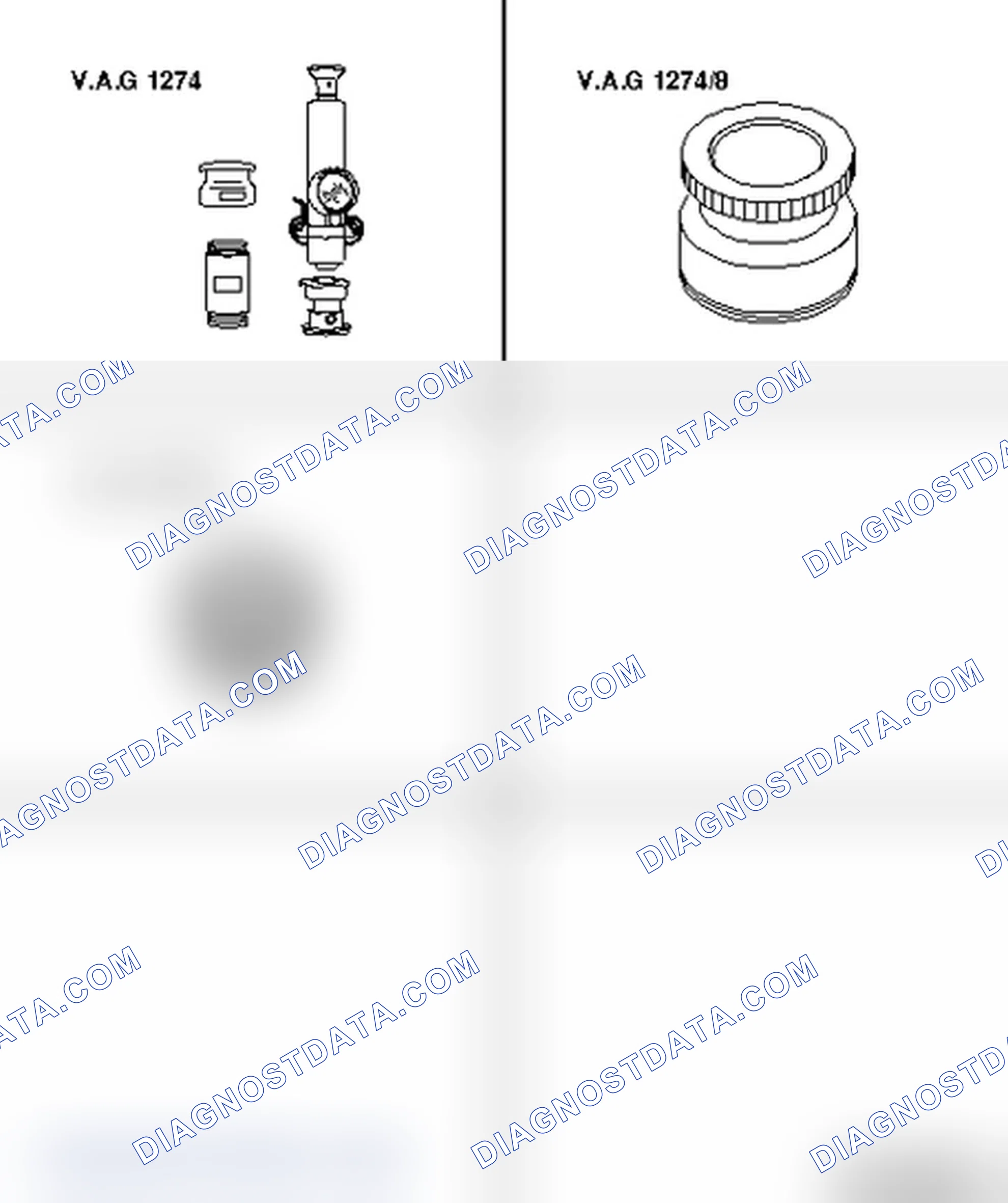Scheme 285: Cooling system, checking for leaks