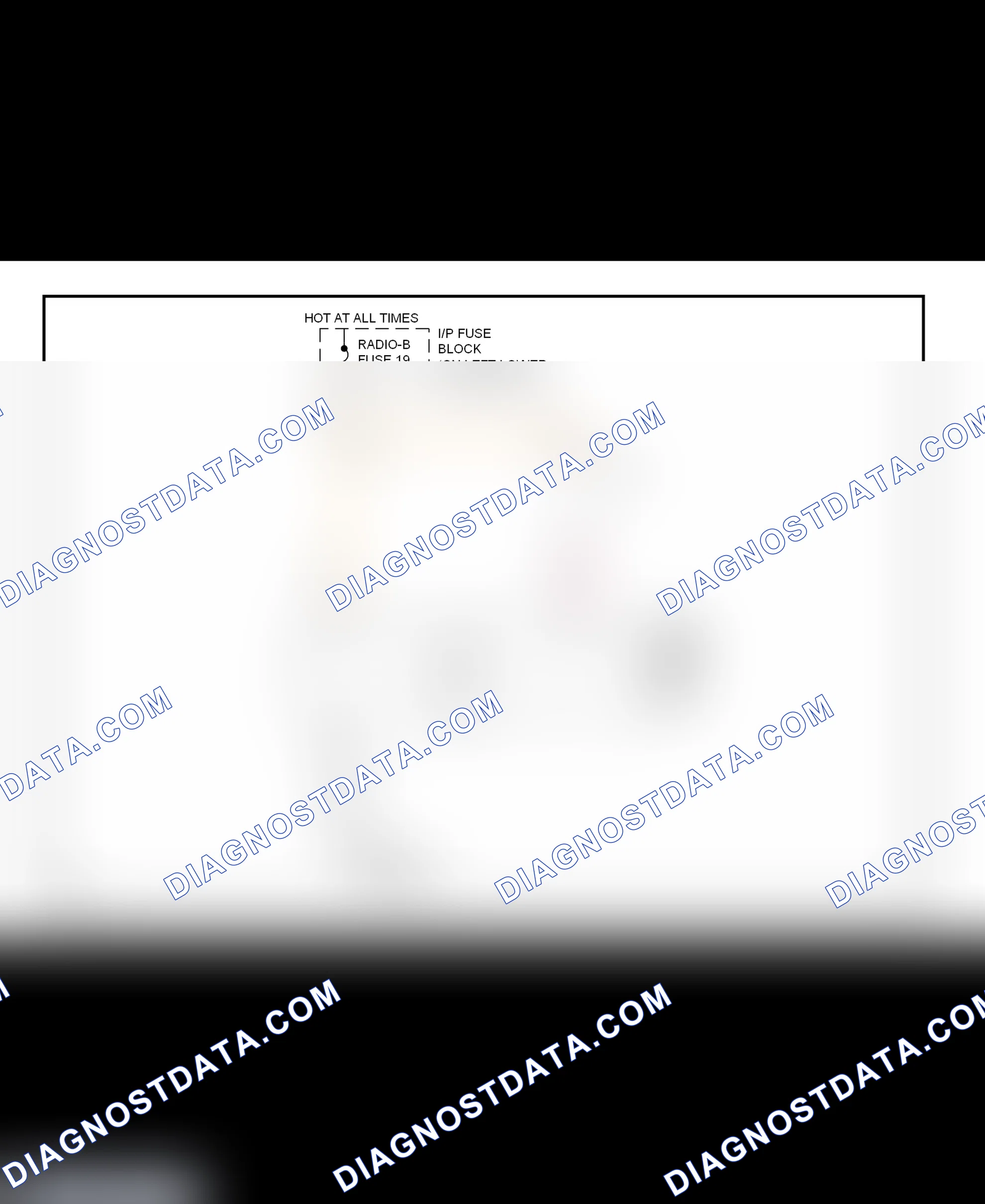 Scheme 5: Power Antenna Wiring Diagram (Express & Savana)