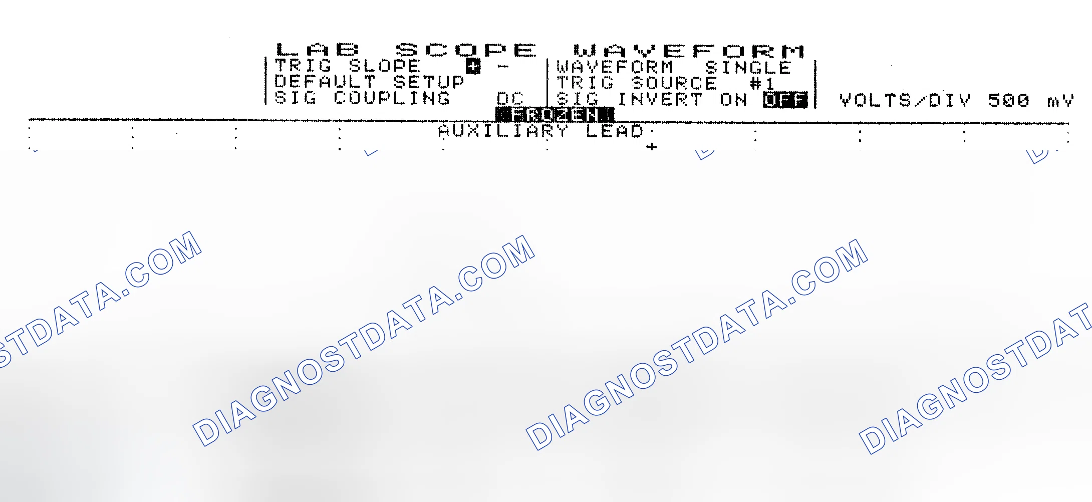 Scheme 10: Single Injector w/Excessive Current Flow - Current Pattern