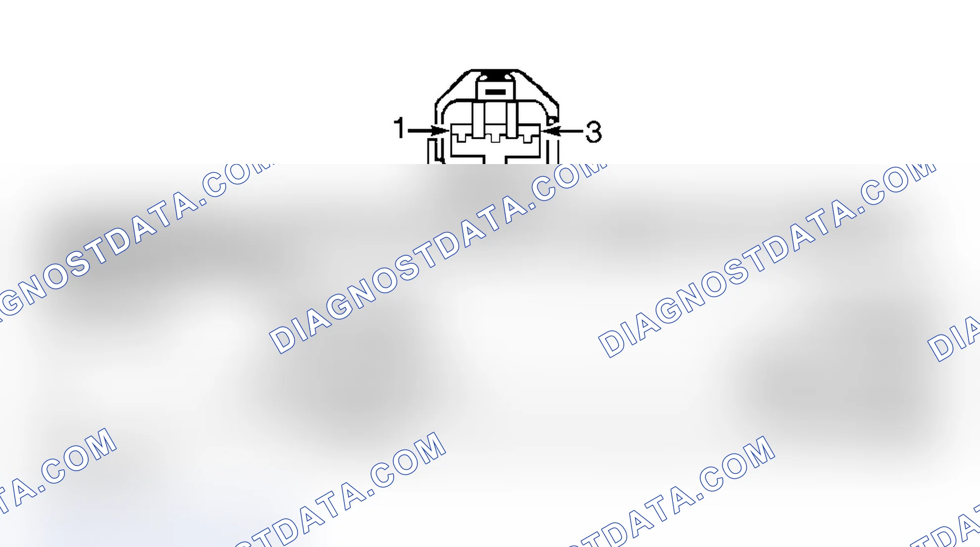 Scheme 10: Crankshaft Position Sensor Connector End View