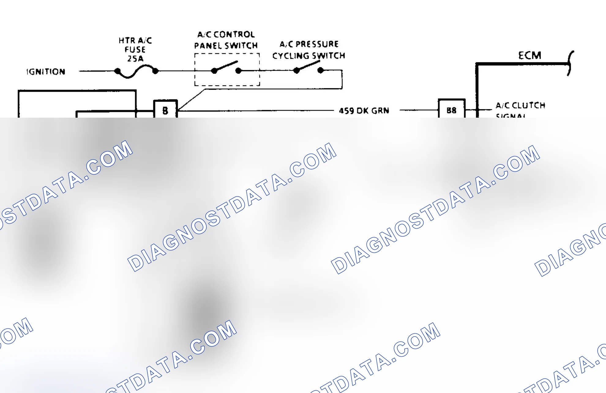 Scheme 142: A/C Clutch Control Diagnosis Flow Chart (1 of 2) (2.5L)